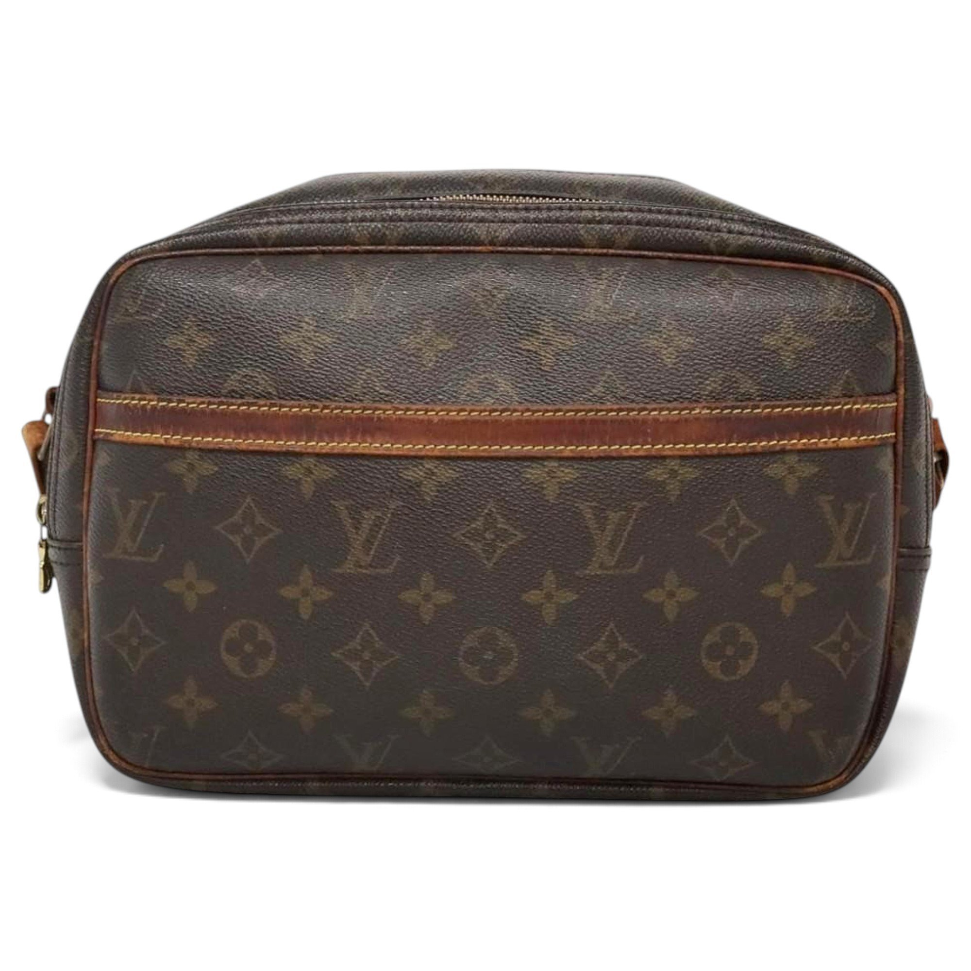 Reporter leather handbag