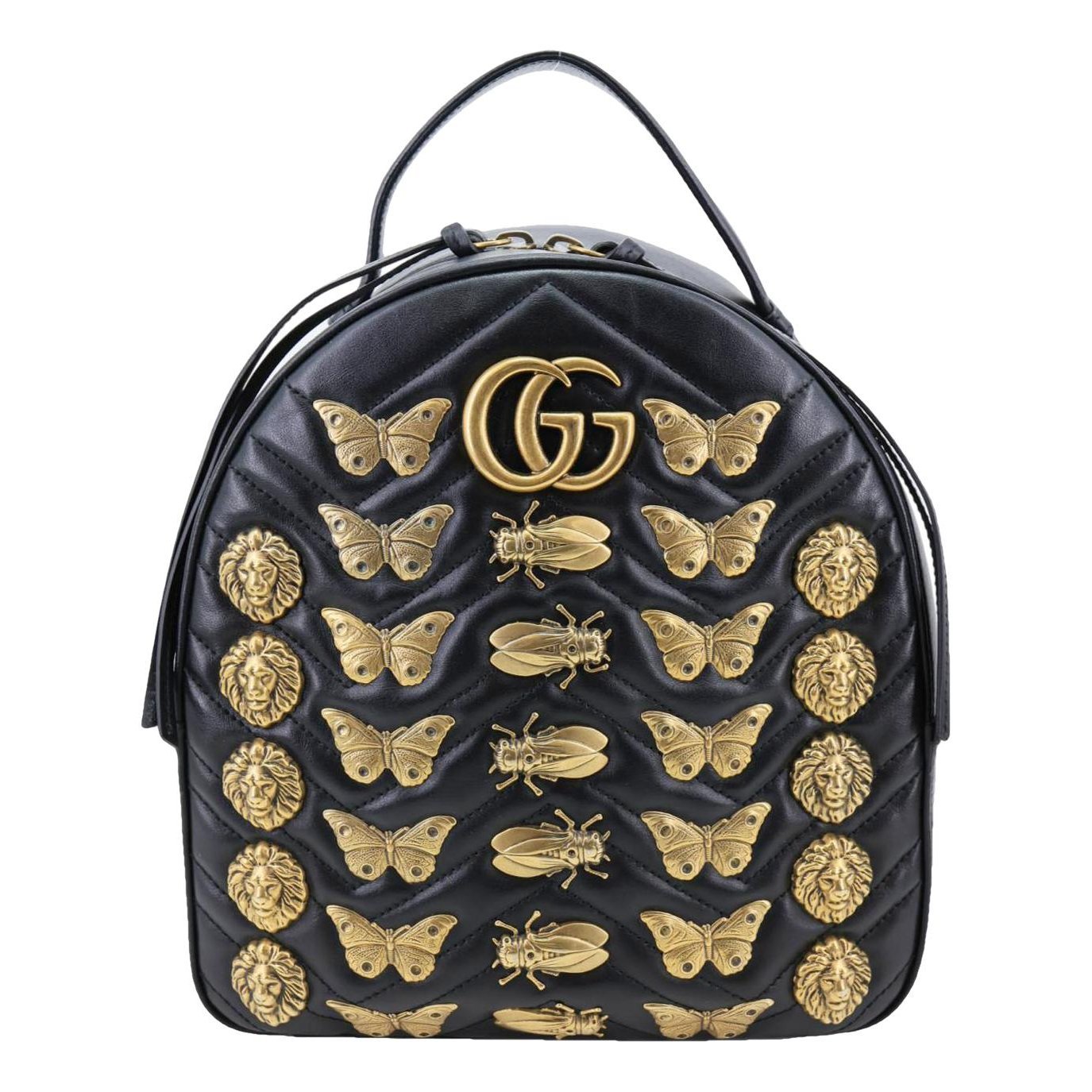Leather backpack