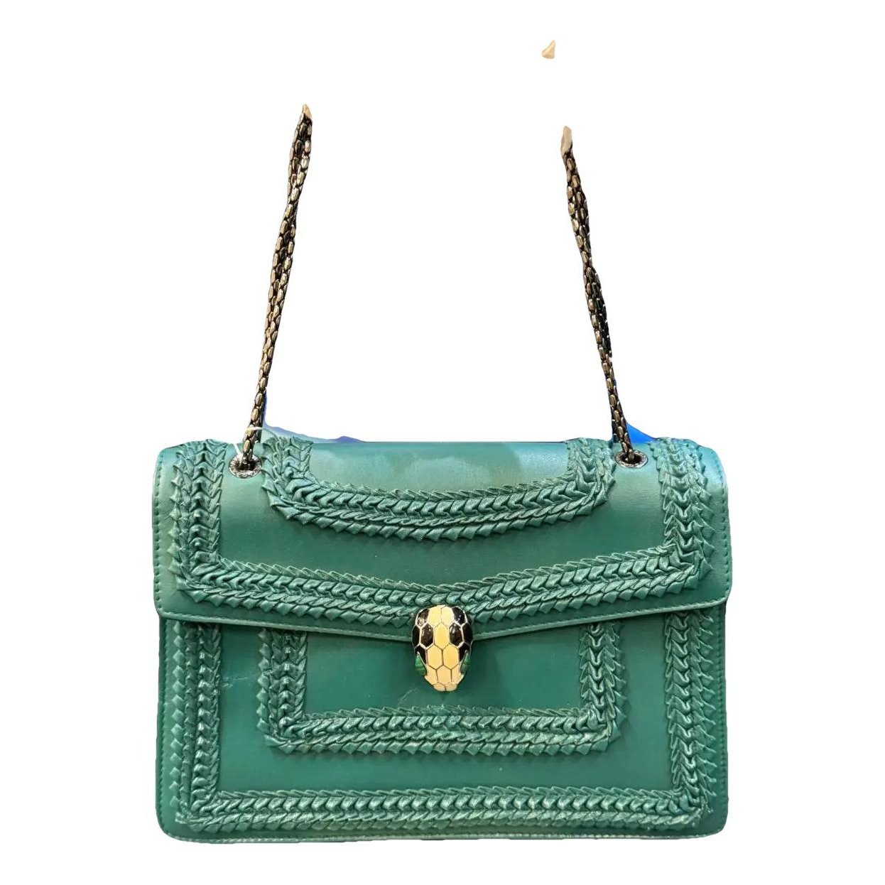 Serpenti leather handbag