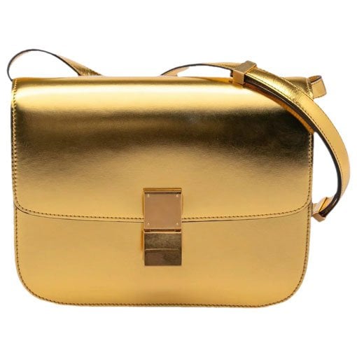 Classic leather crossbody bag