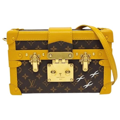 Louis Vuitton Petite Malle leather crossbody bag