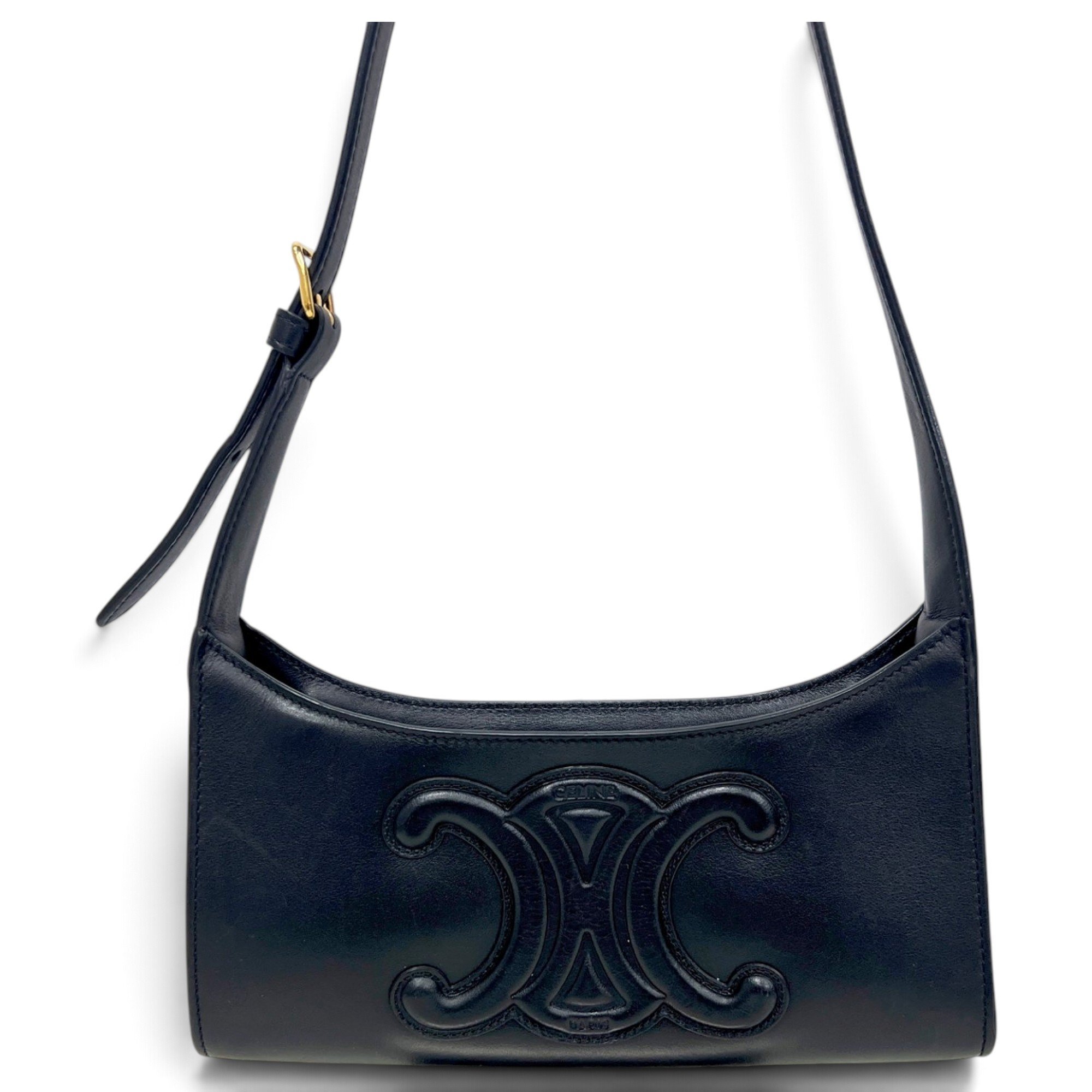 Triomphe leather handbag