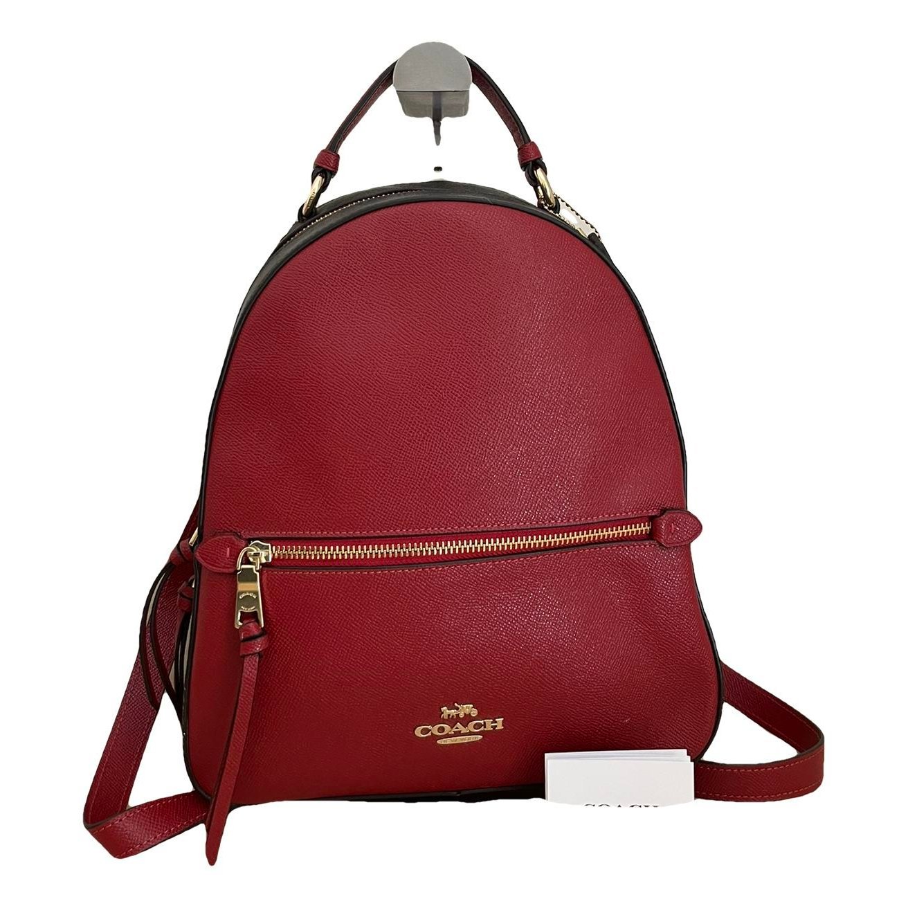Leather backpack