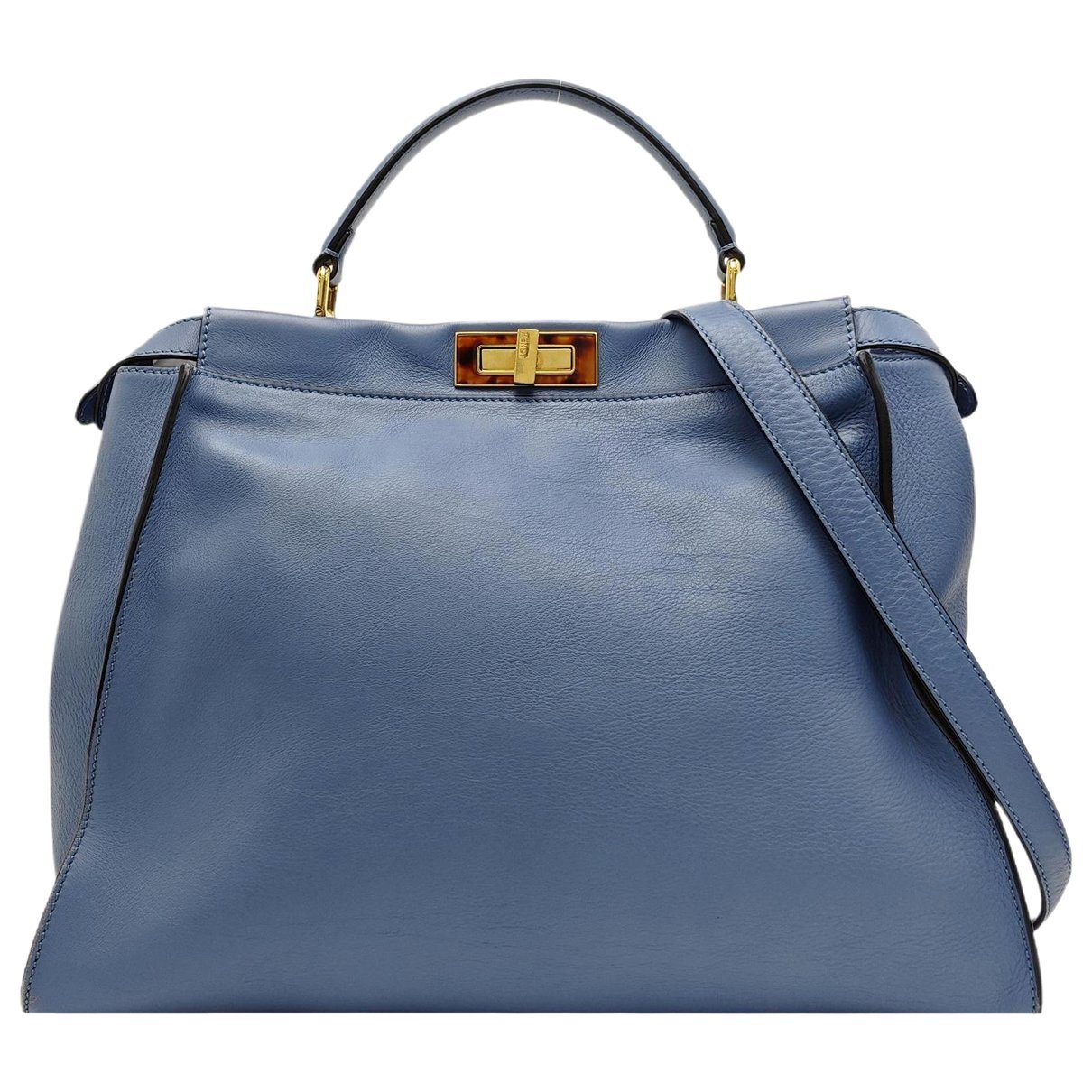 Peekaboo leather handbag