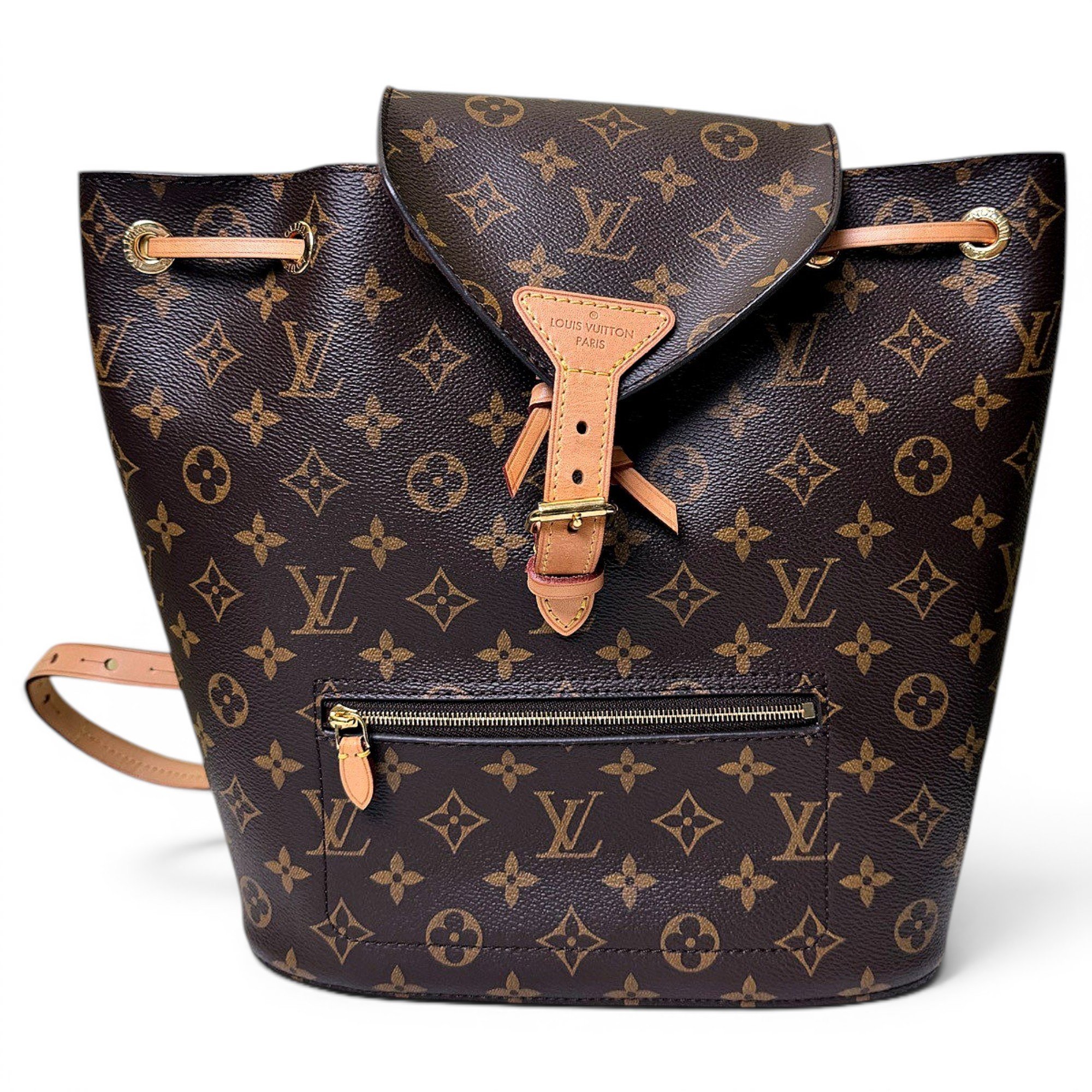 Montsouris leather backpack