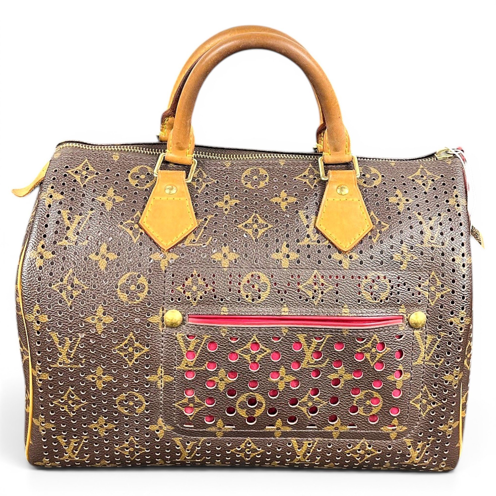 Speedy leather handbag