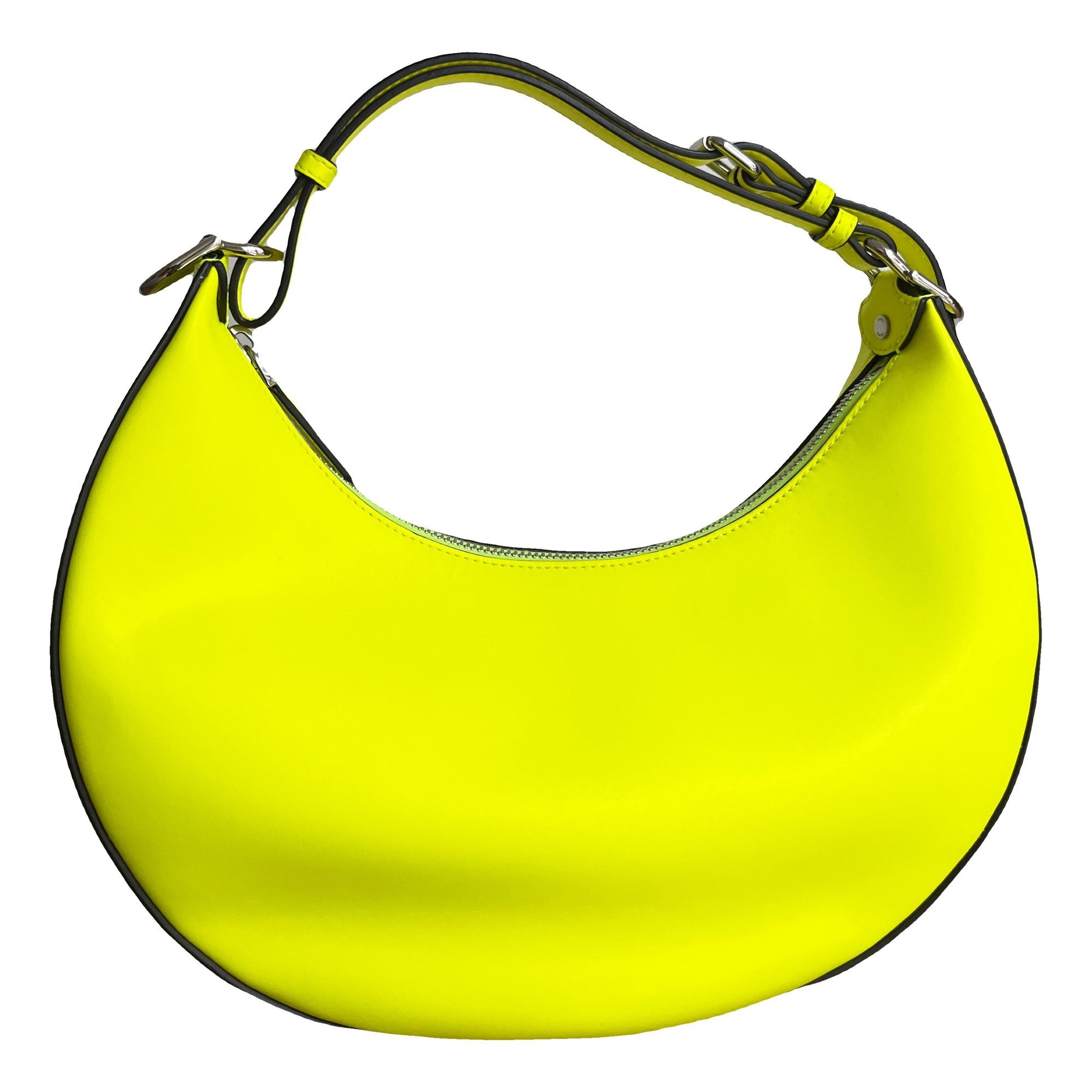 Fendigraphy leather handbag