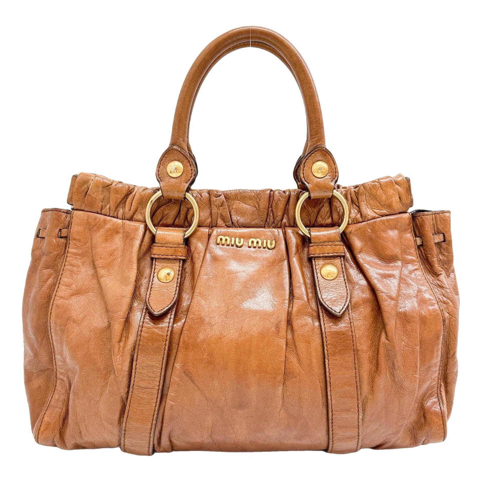 Vitello leather handbag