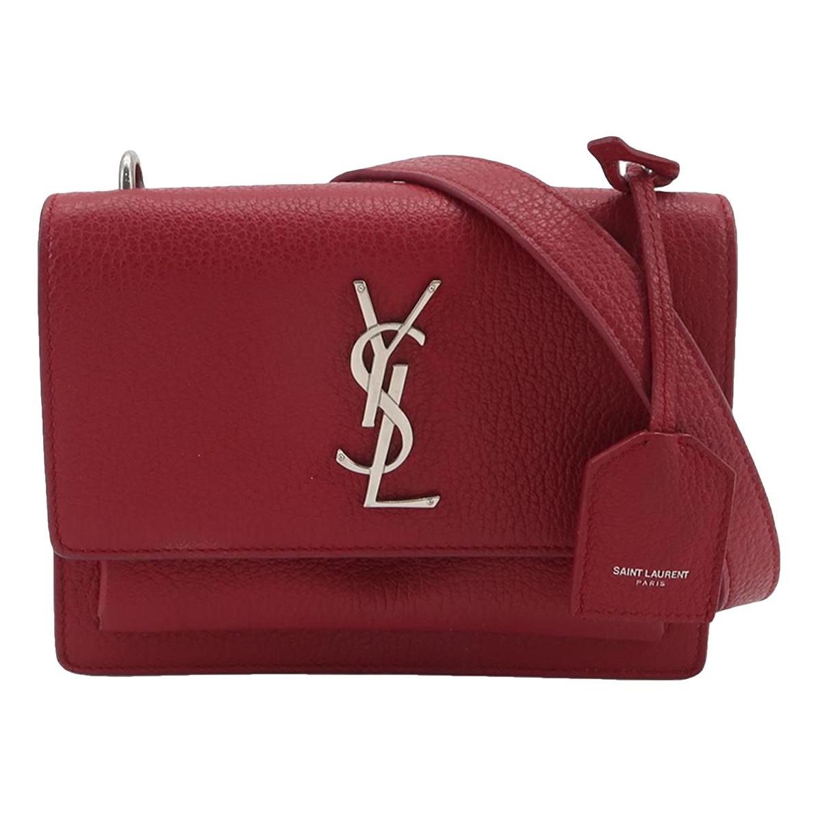 Sunset leather crossbody bag
