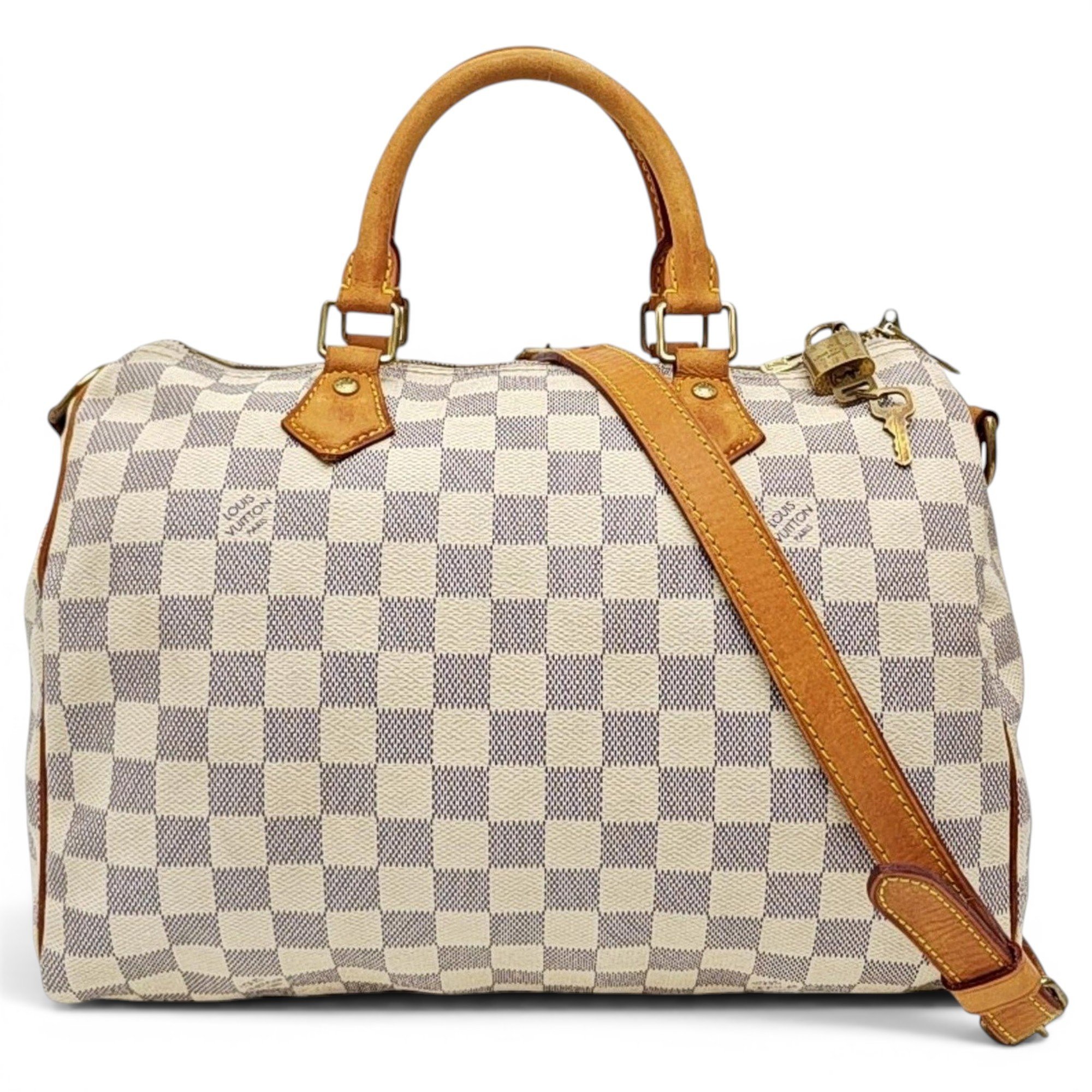 Nano Speedy / Mini HL leather handbag