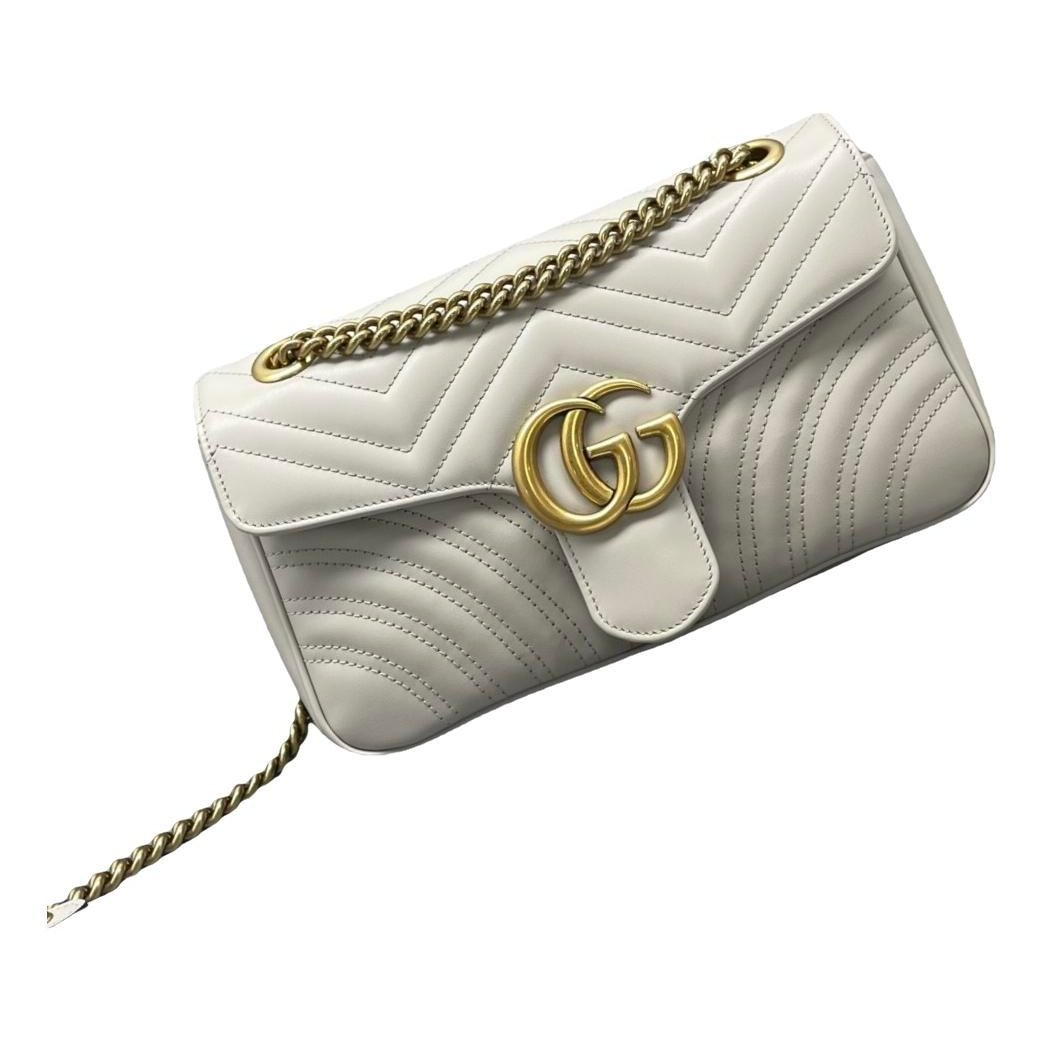 GG Marmont Flap leather handbag