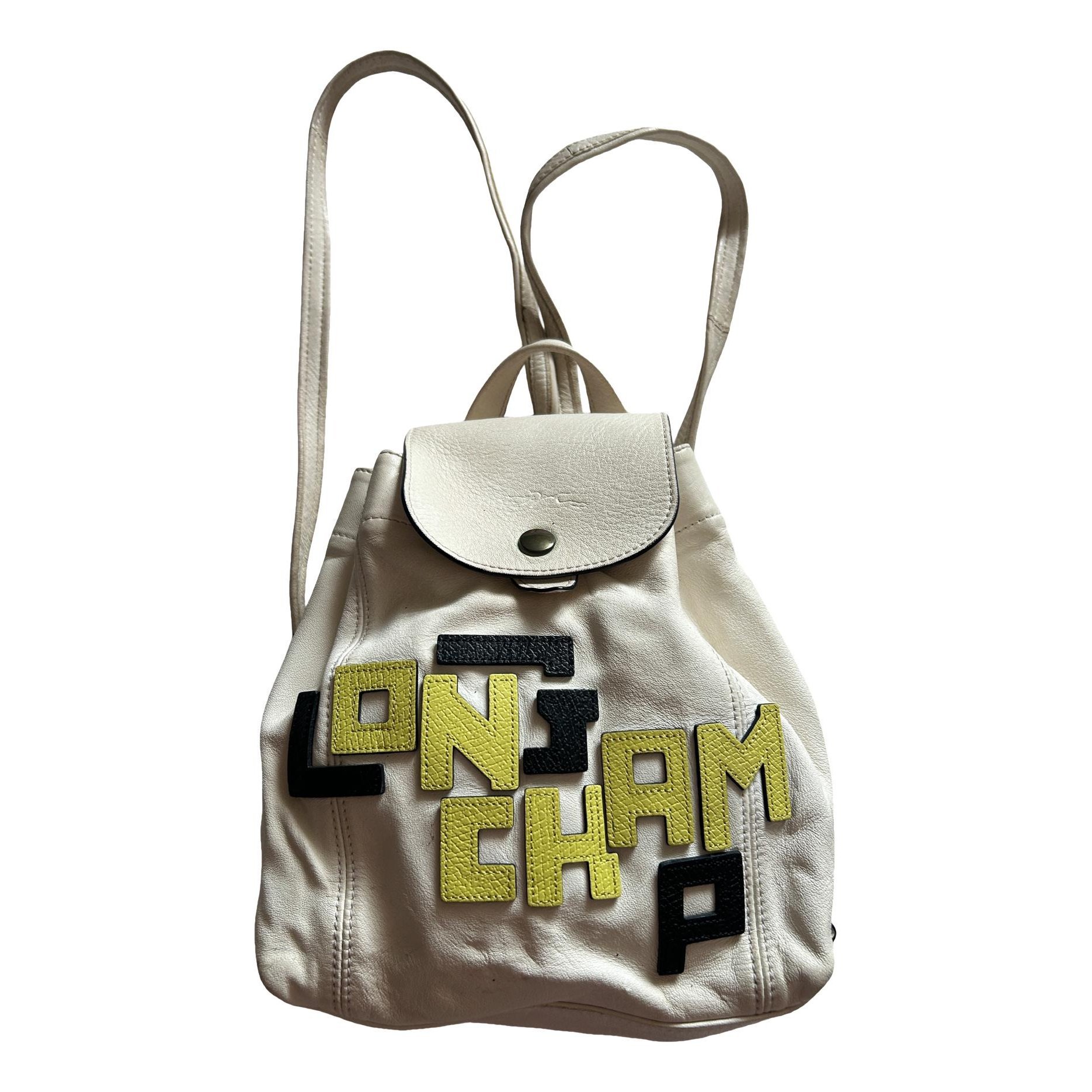 Longchamp Pliage leather backpack