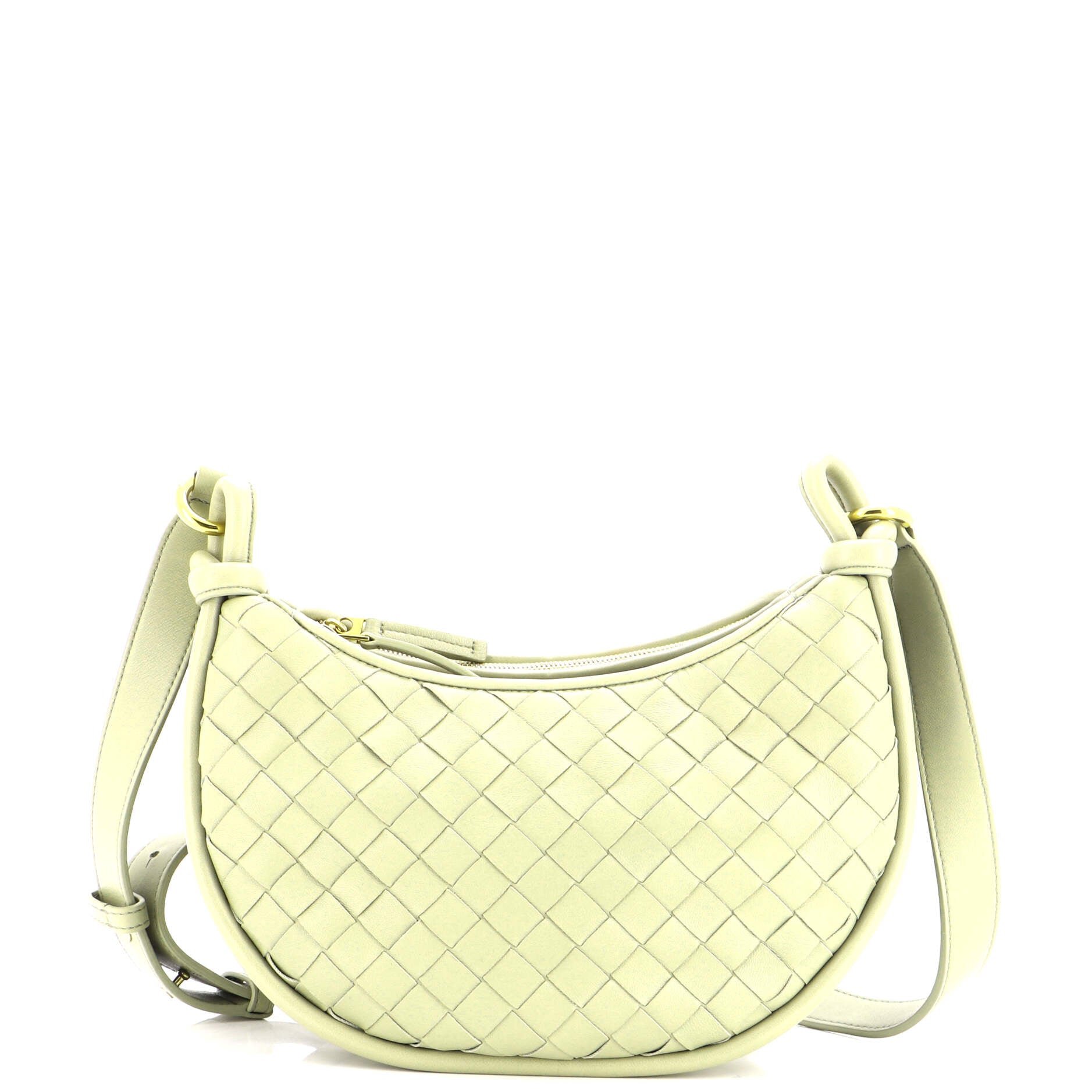Gemelli Crossbody Bag Intrecciato Leather Small