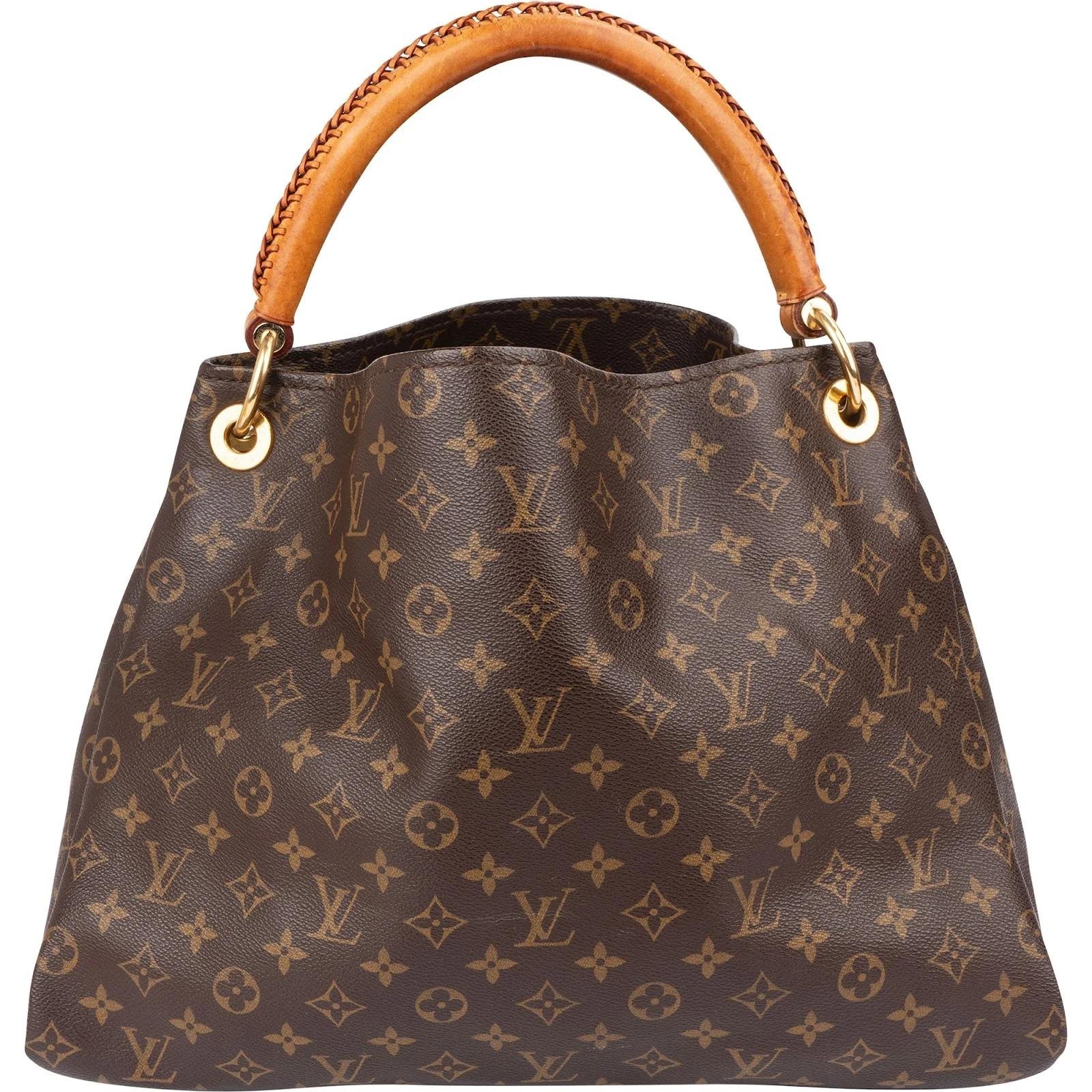 Artsy leather handbag