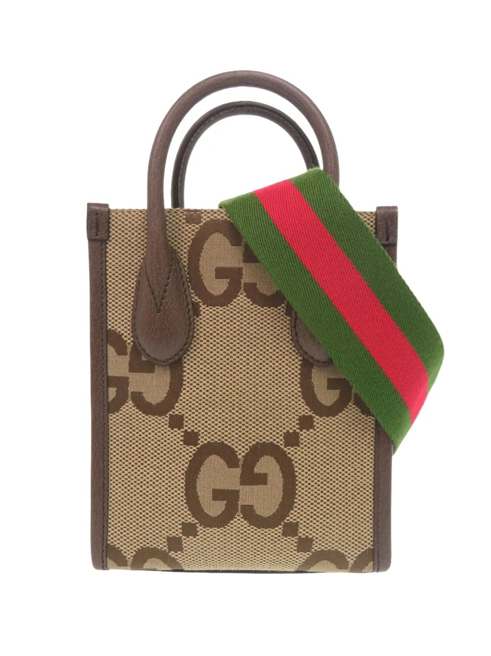 2000-2015 Mini Jumbo GG Canvas Web satchel