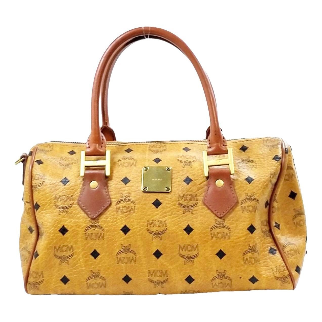 Boston leather satchel