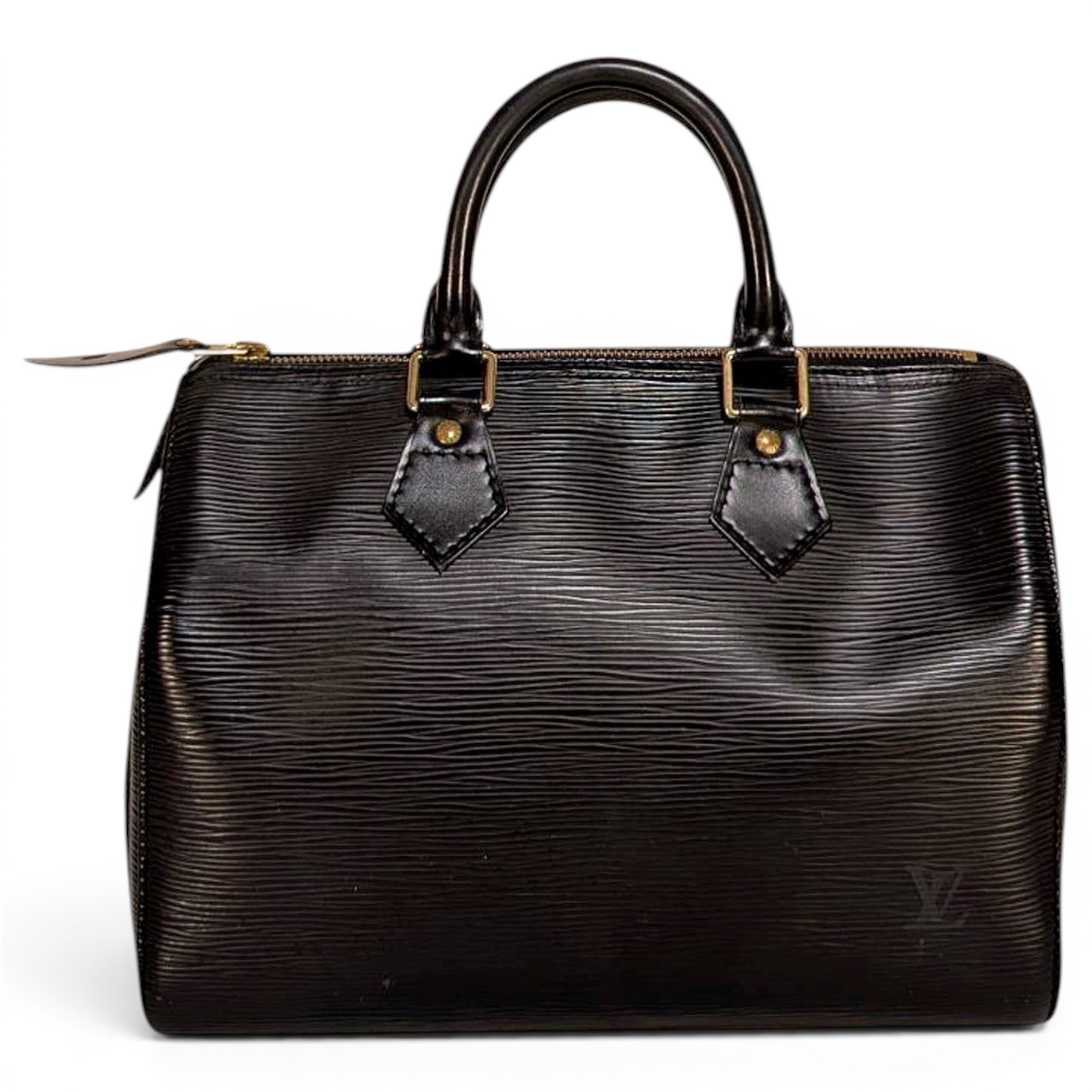 Speedy leather handbag