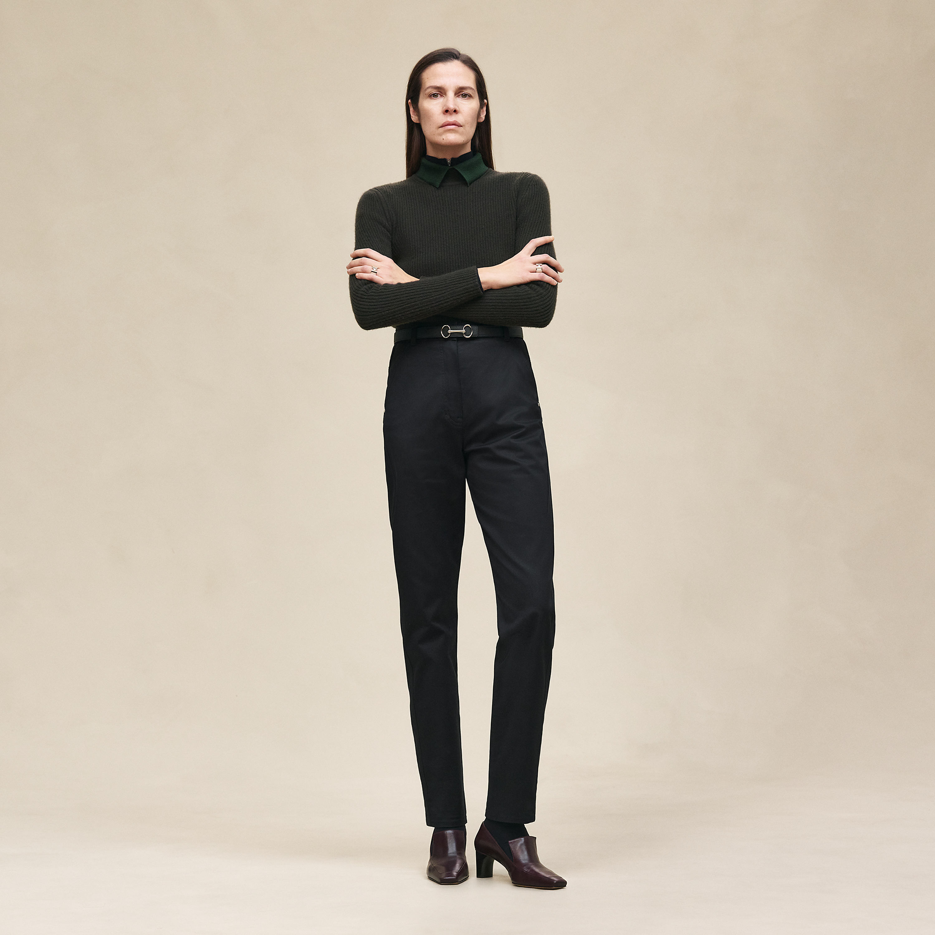 High-waisted pants