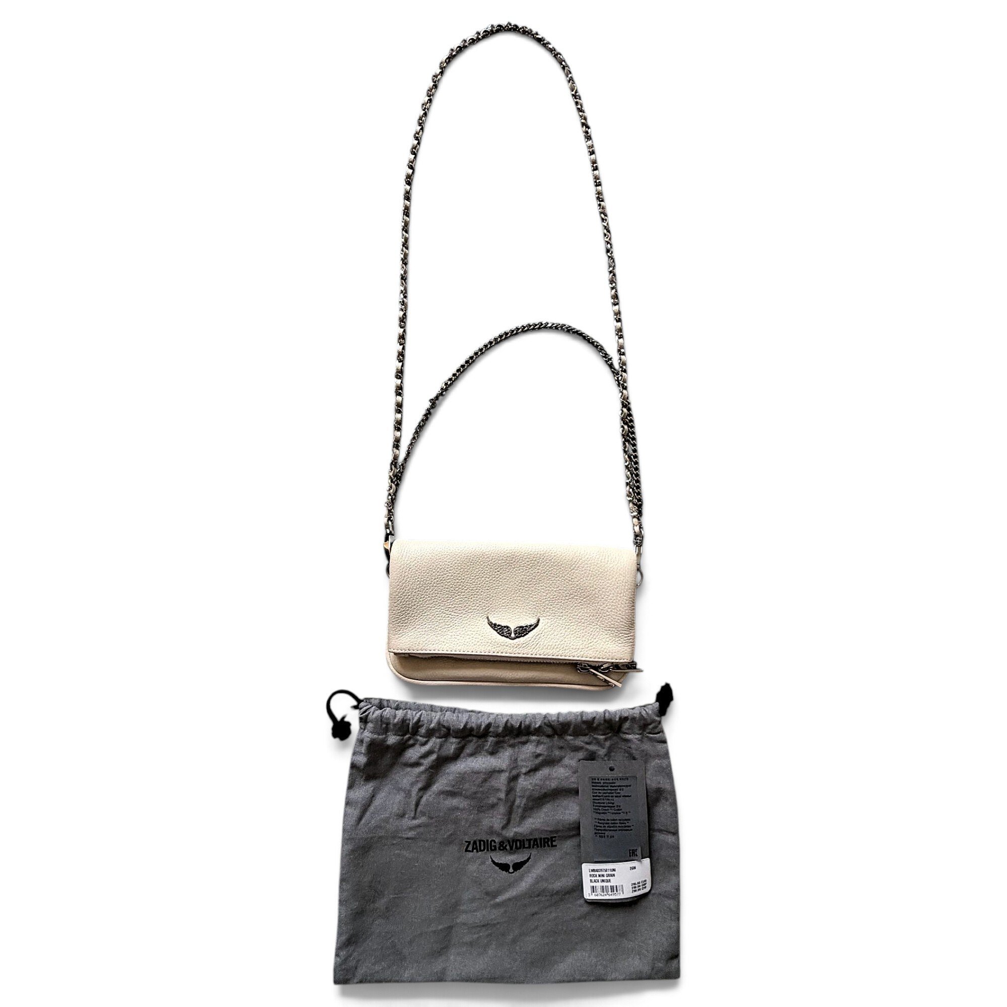 Rock leather crossbody bag
