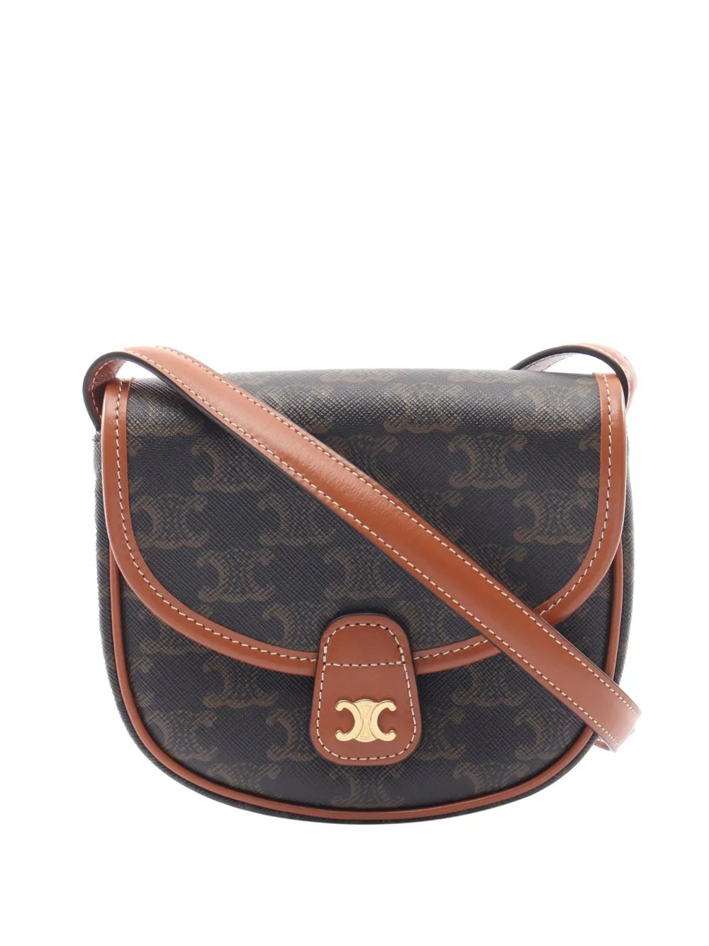2020-2022 Mini Triomphe Coated Canvas Besace crossbody bag