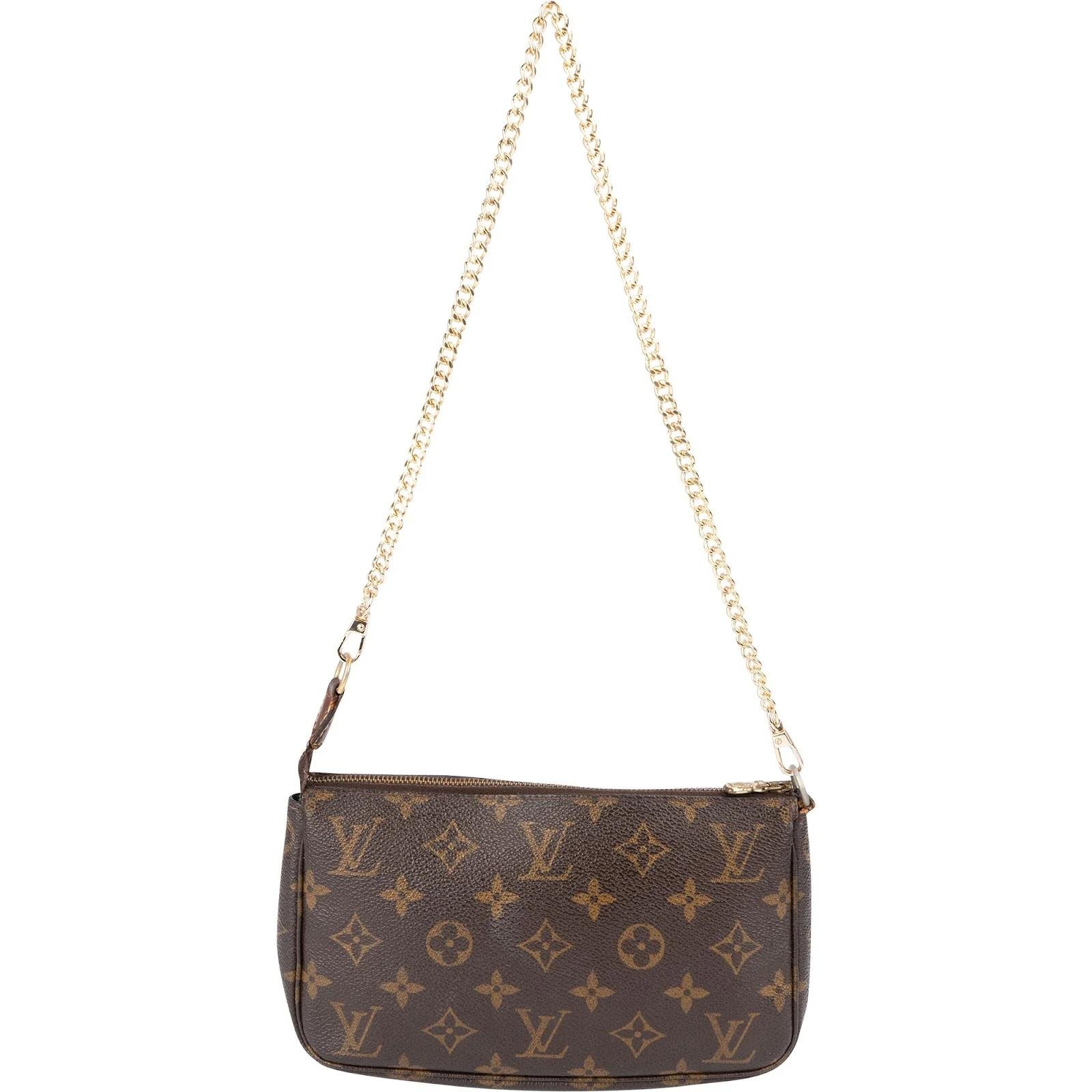 Pochette Accessoire leather handbag