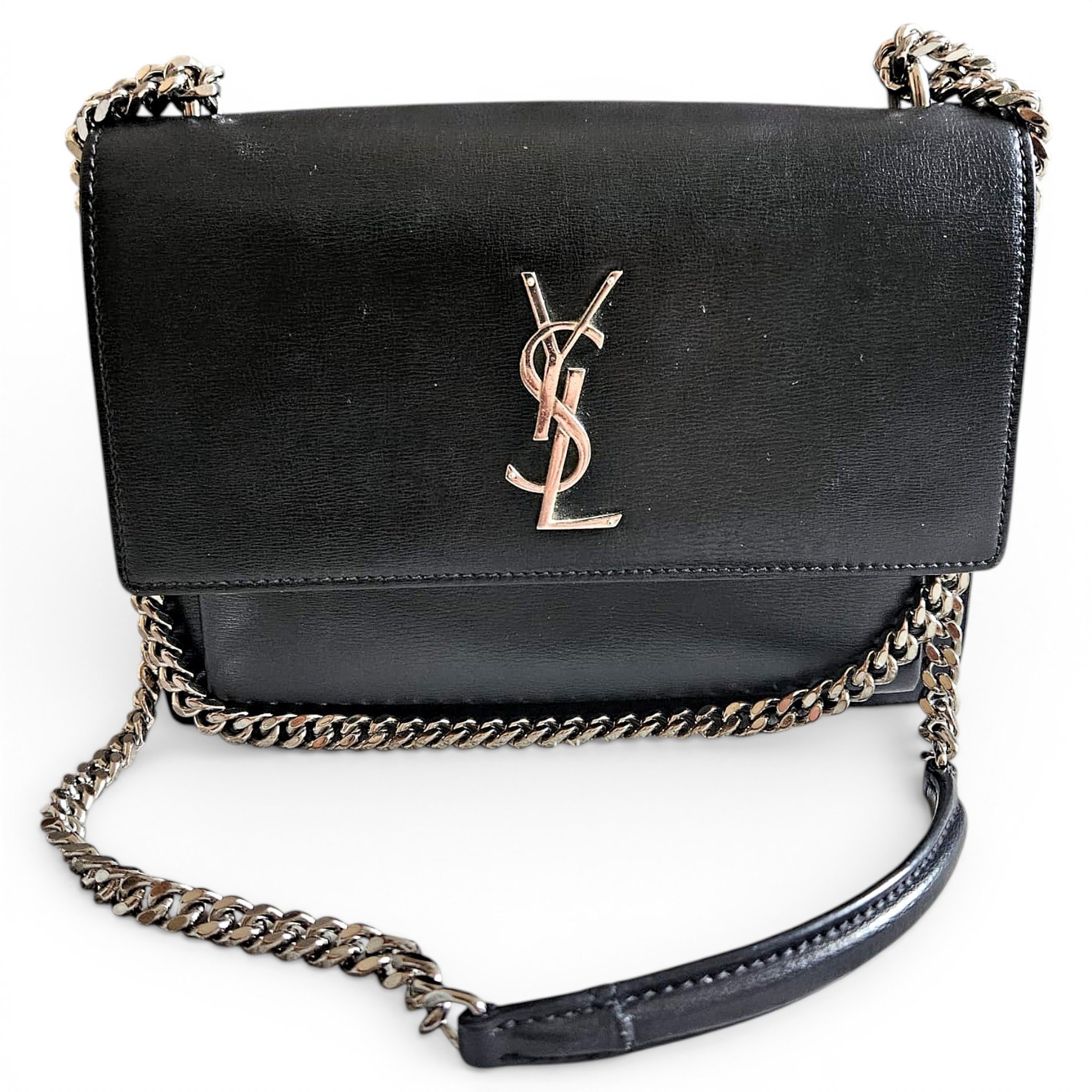 Sunset leather crossbody bag