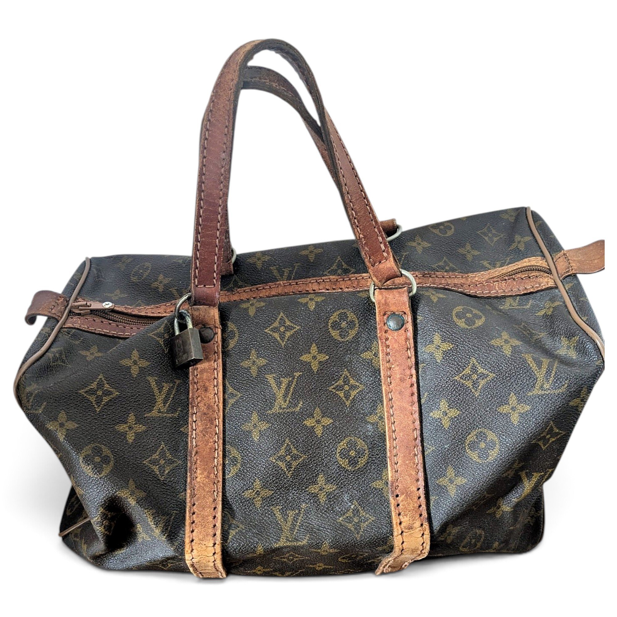 Sac souple leather handbag