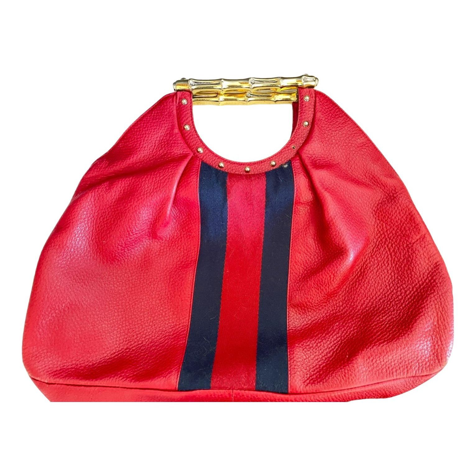 Vintage Bamboo Hobo leather handbag