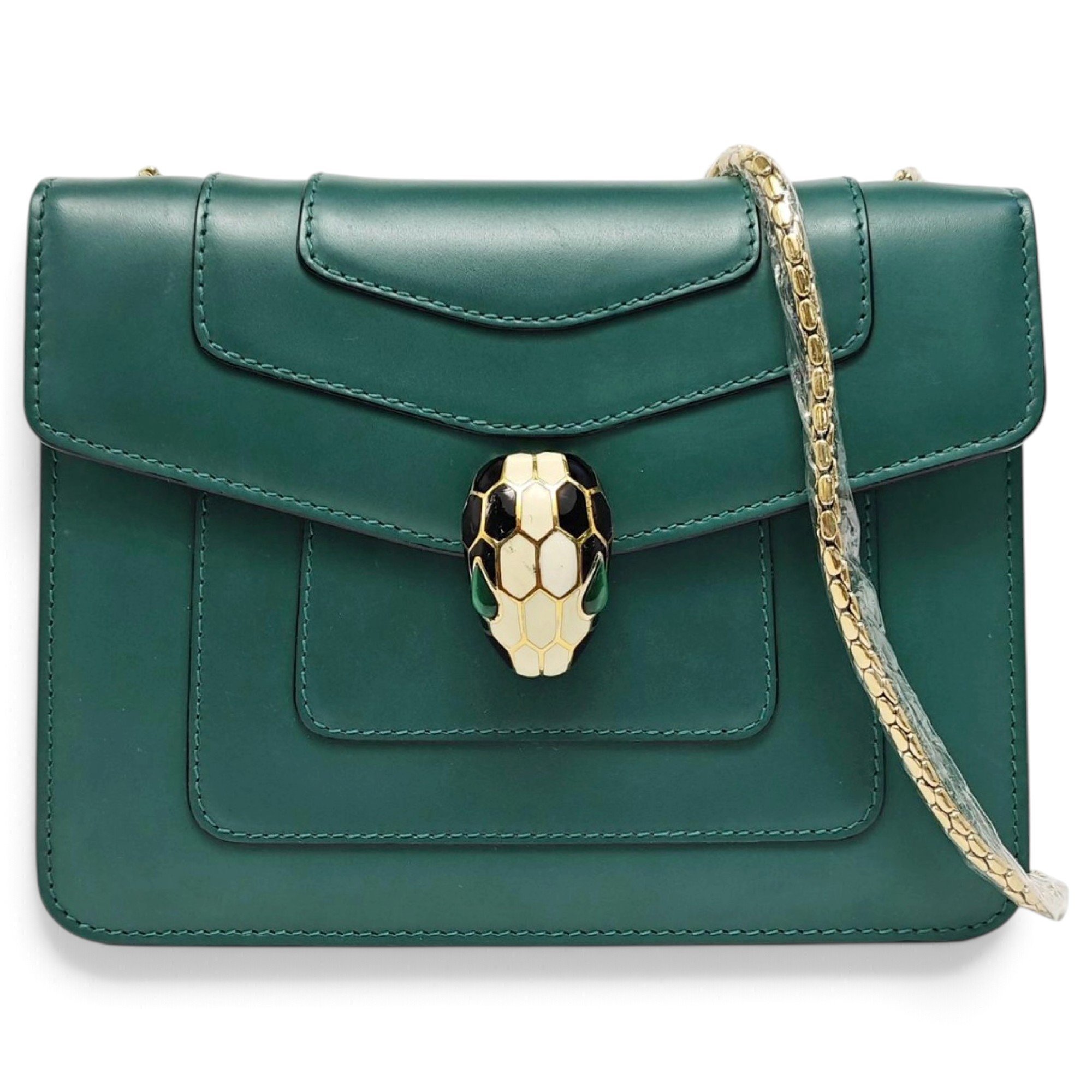 Serpenti leather crossbody bag