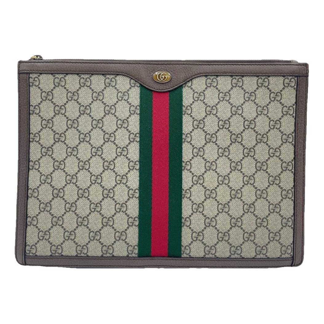 Ophidia cloth clutch bag