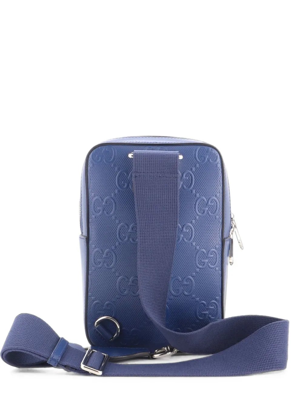 Sling GG Embossed Perforated Leather backpack