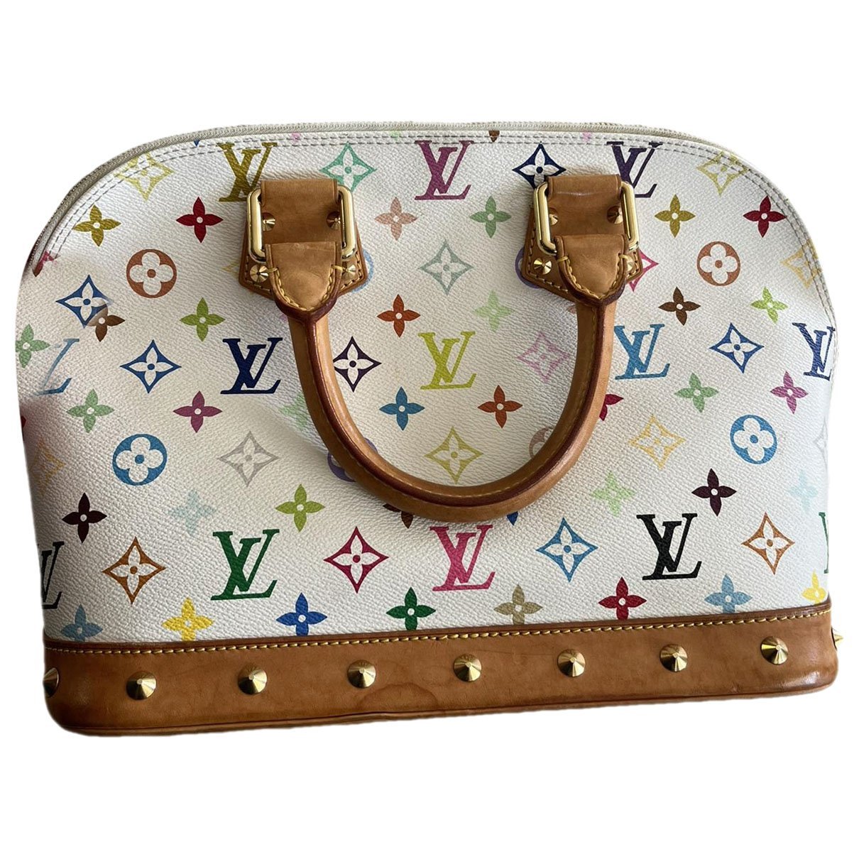 Alma leather handbag