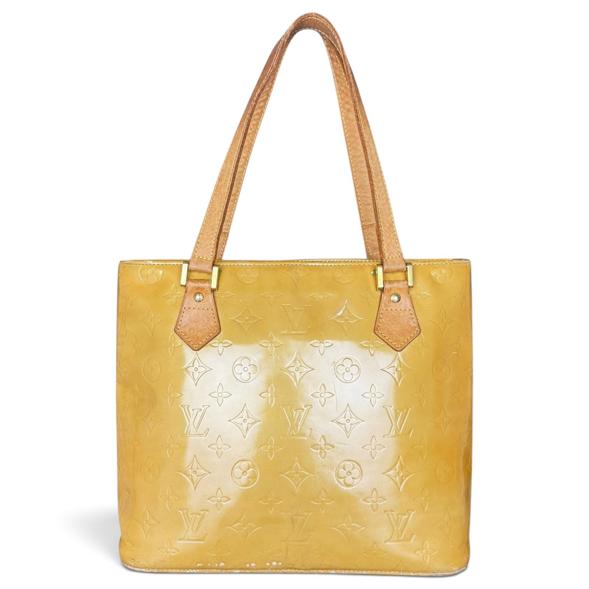 Houston patent leather handbag