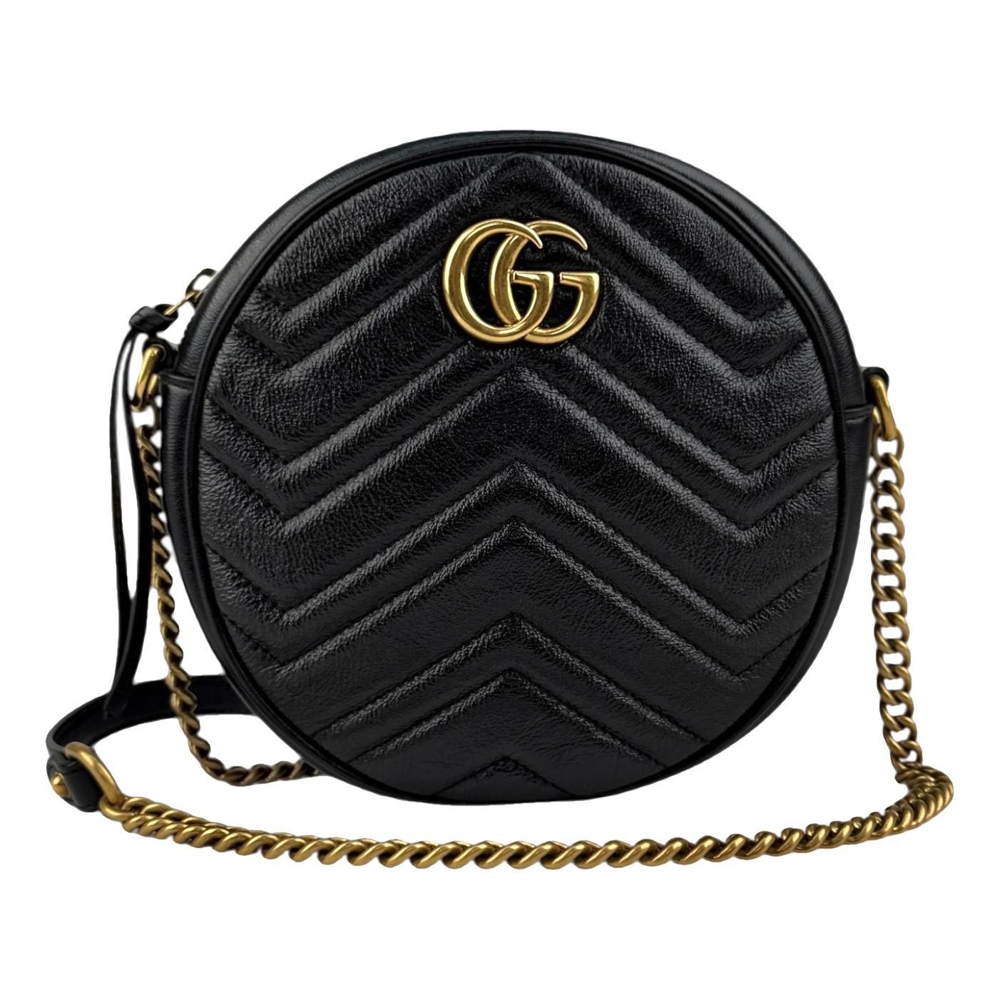 GG Marmont Circle leather crossbody bag