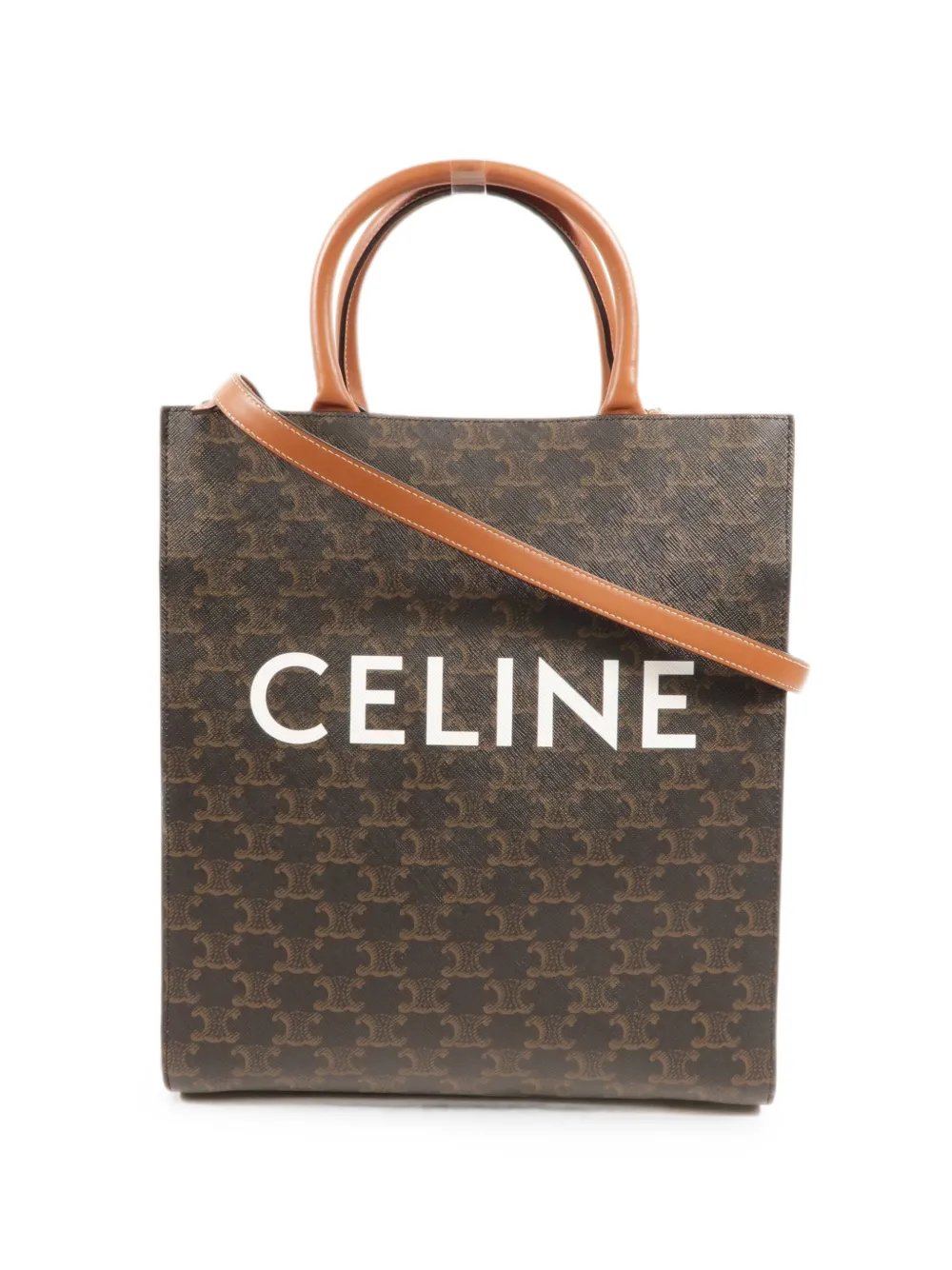 Triomphe Vertical Cabas two-way handbag