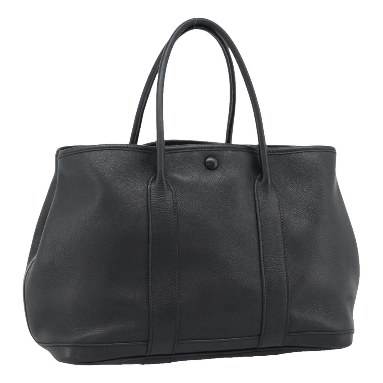 H leather handbag