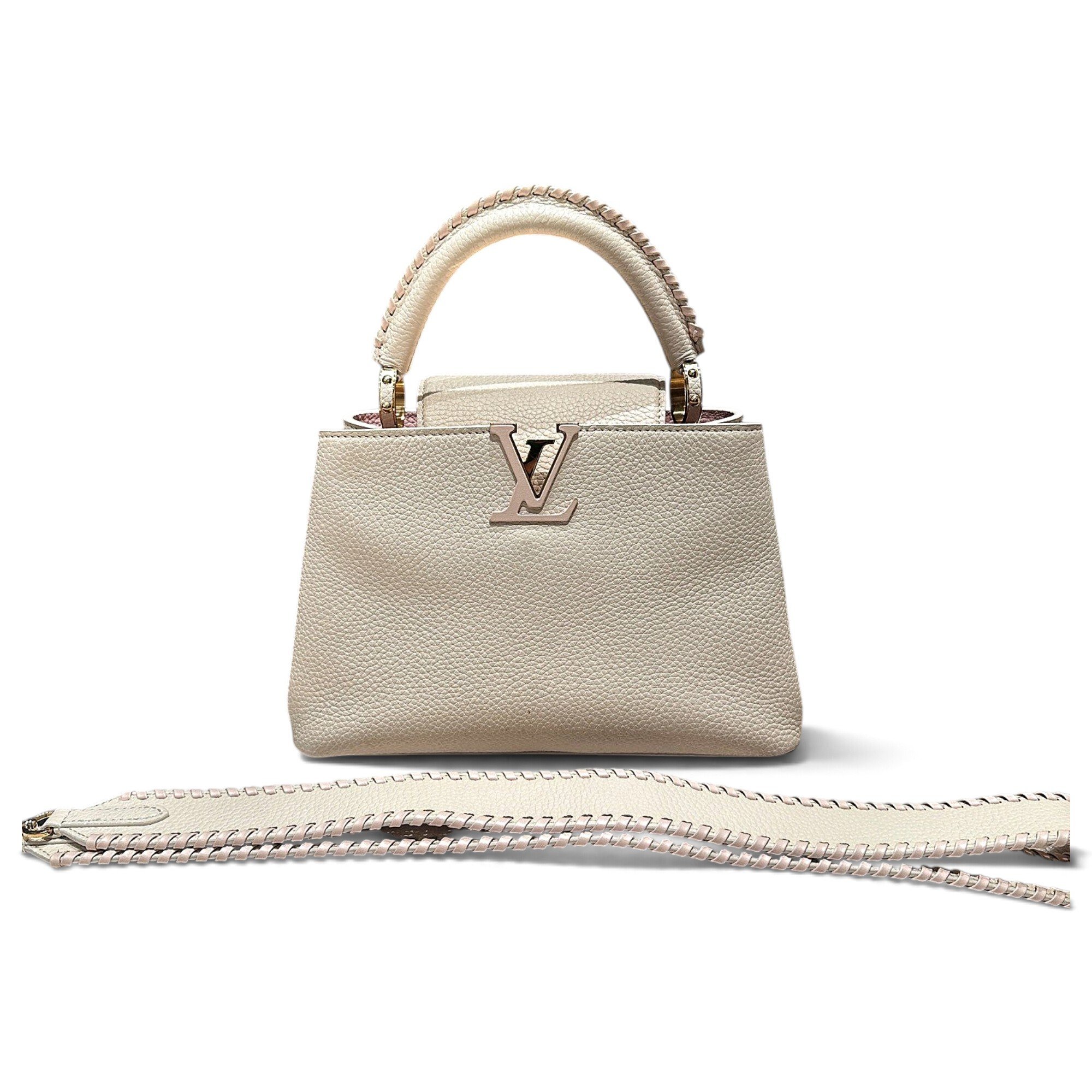 Capucines leather handbag