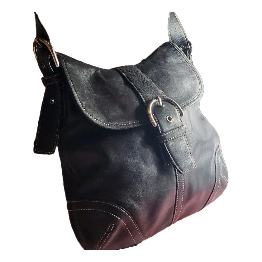 Leather handbag