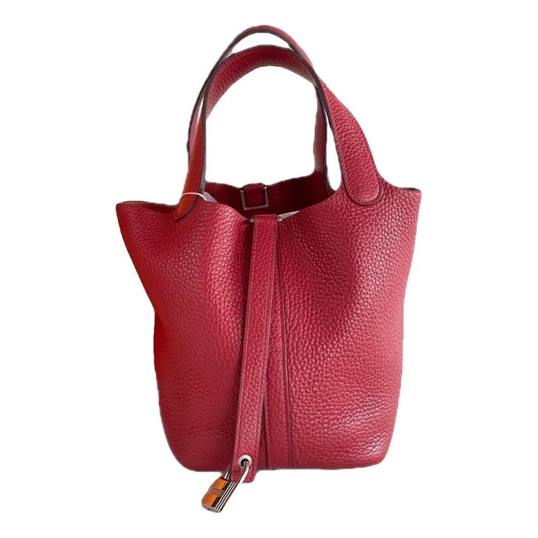 Picotin leather handbag