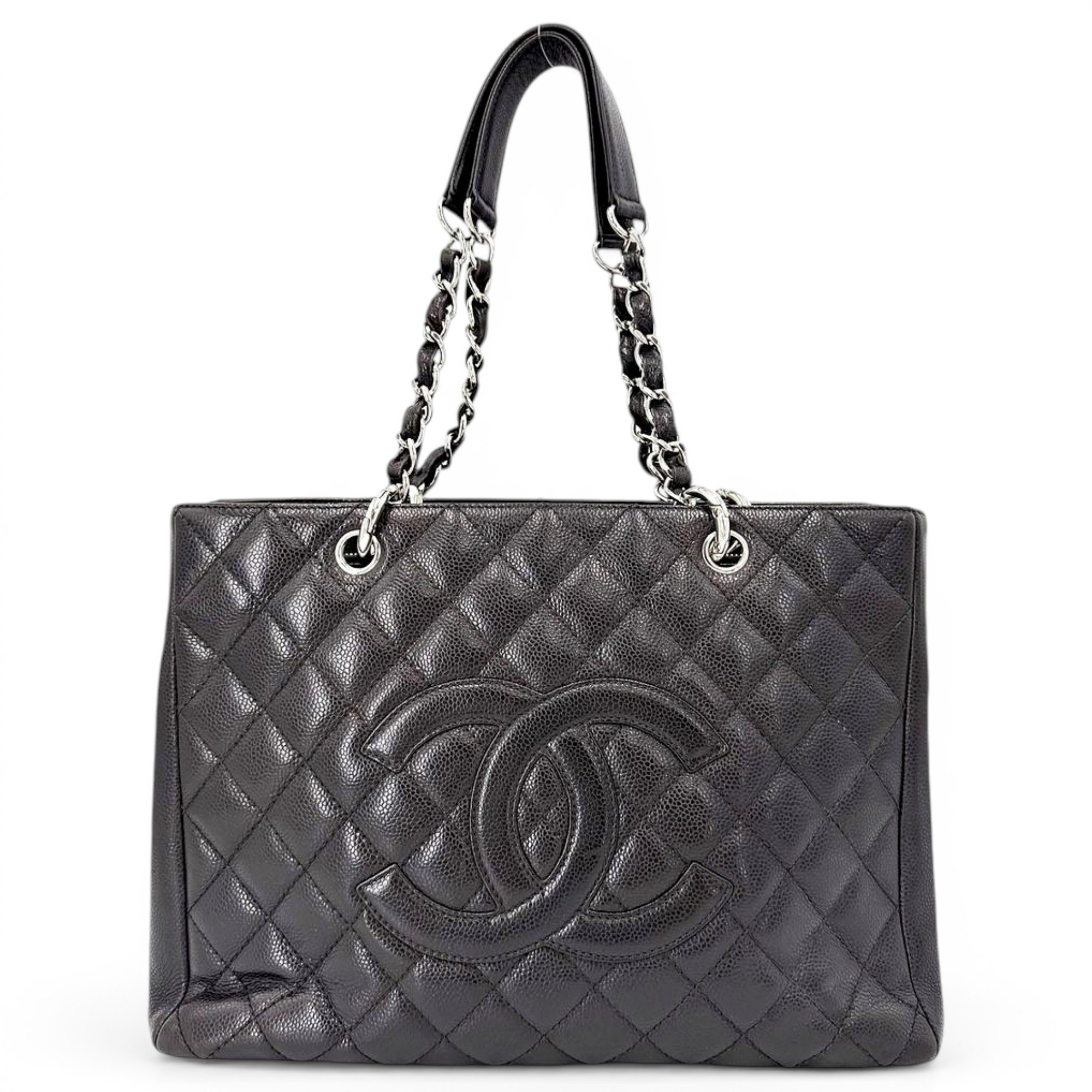 Grand shopping leather tote