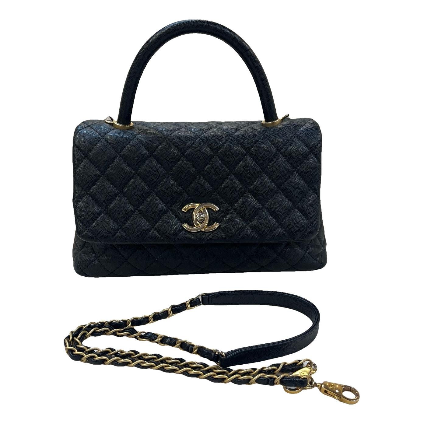 Coco Handle leather handbag
