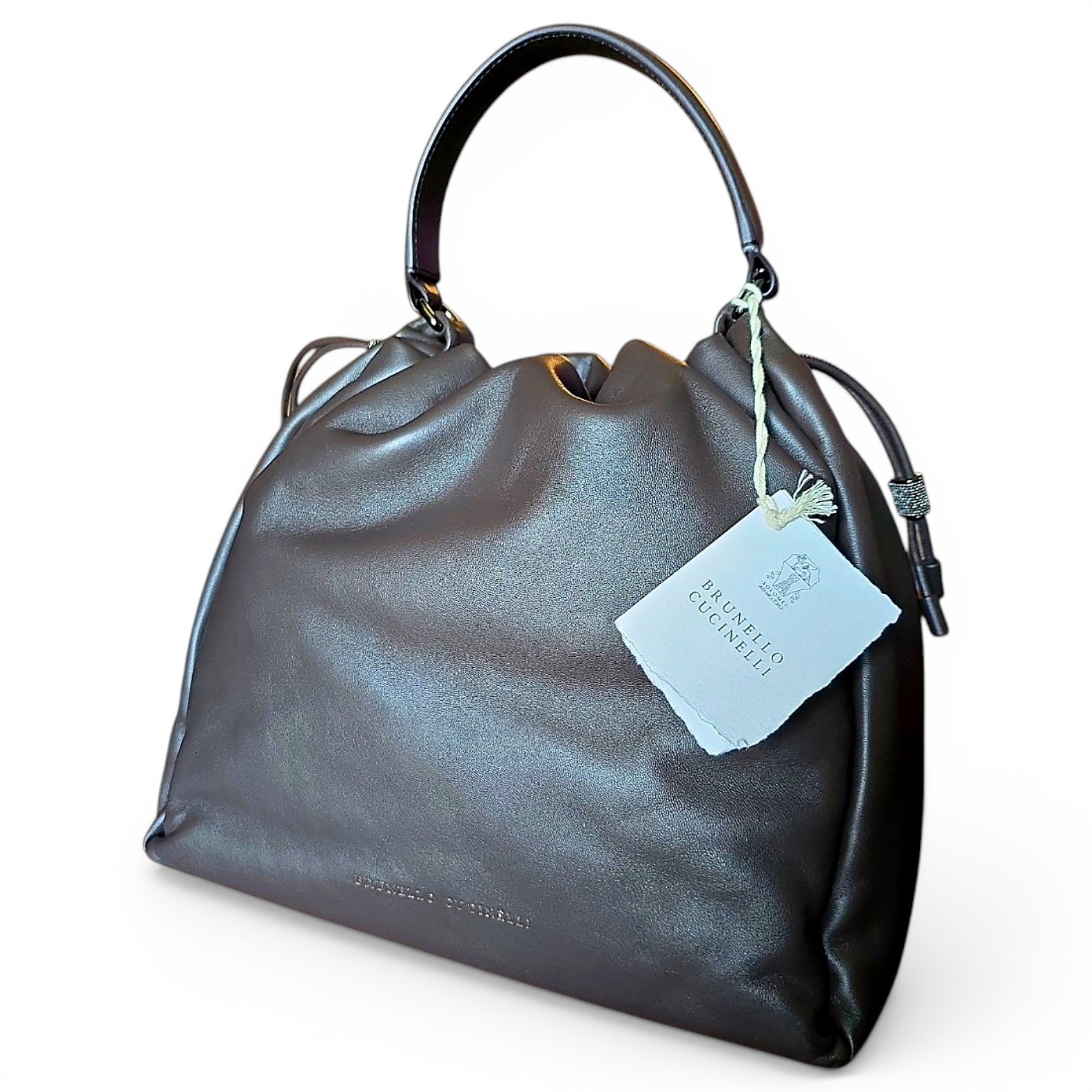 Leather handbag