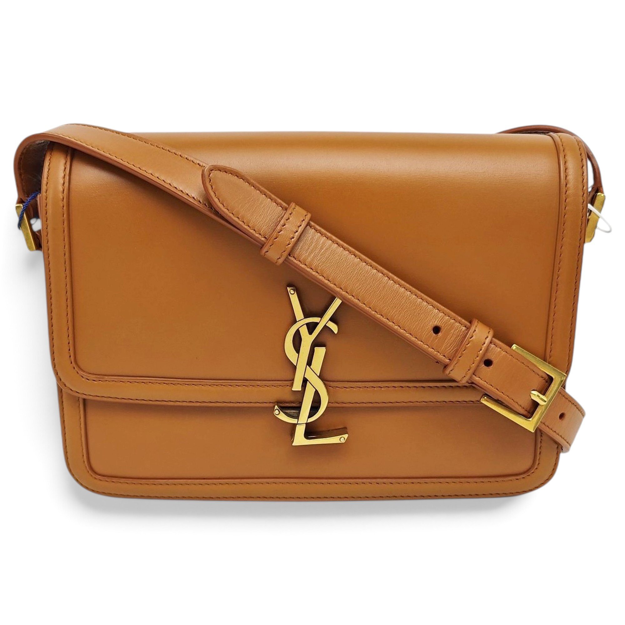 Solférino leather handbag