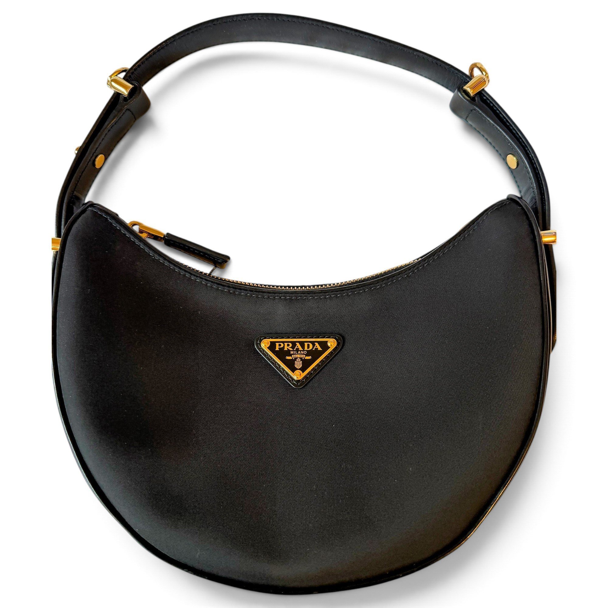 Arqué leather handbag