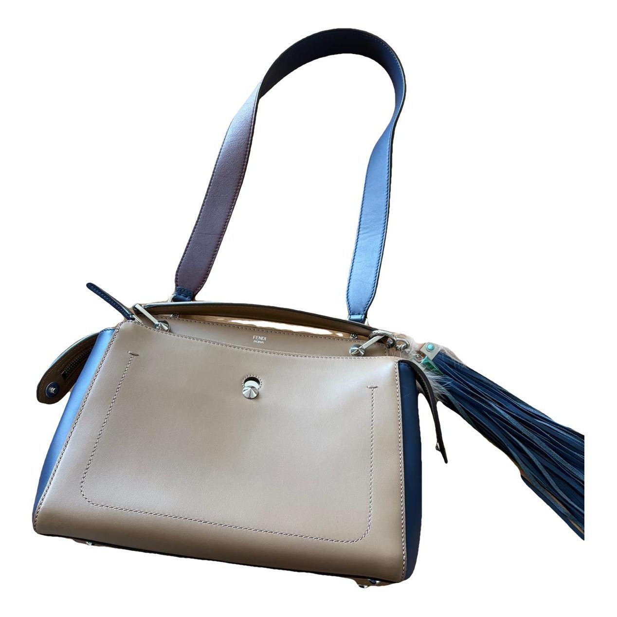 Dot Com leather crossbody bag
