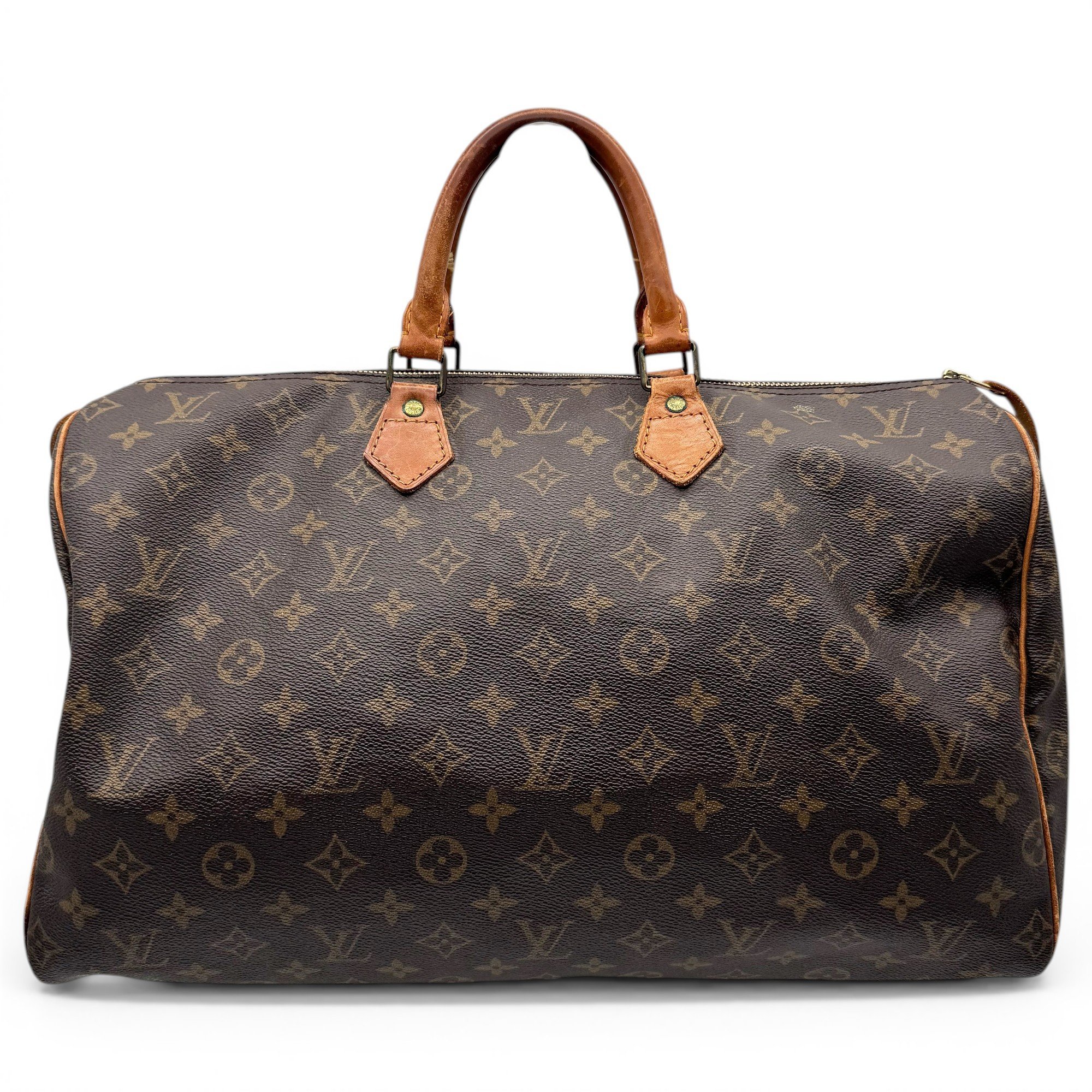 Speedy leather handbag