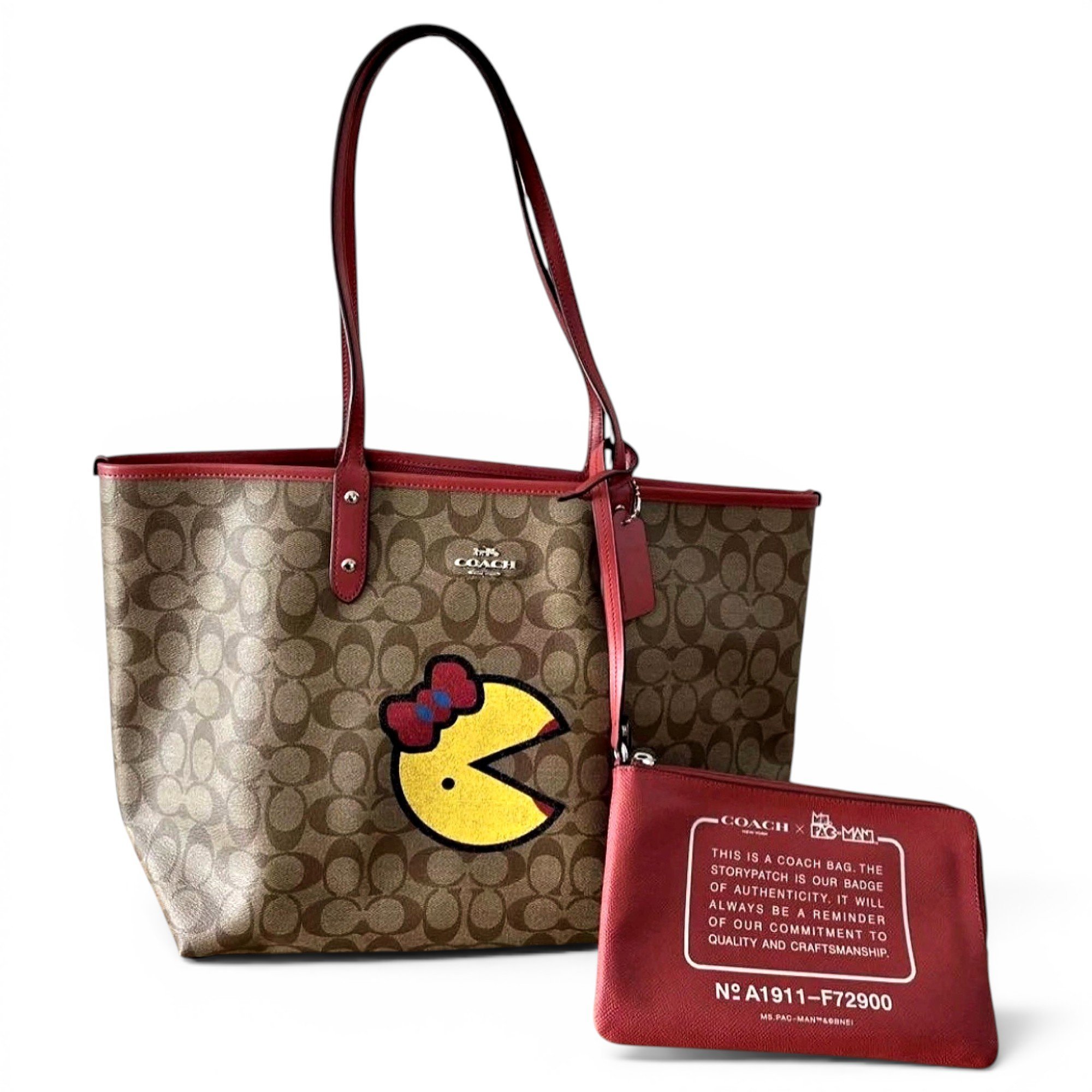 CITY ZIP TOTE leather tote