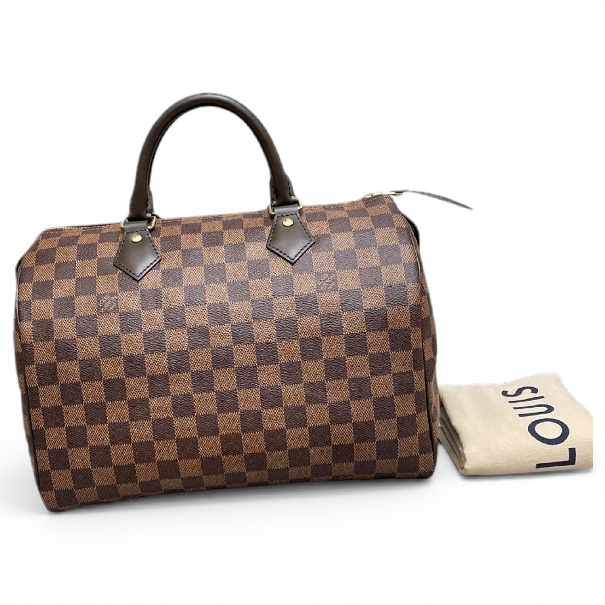 Speedy leather handbag
