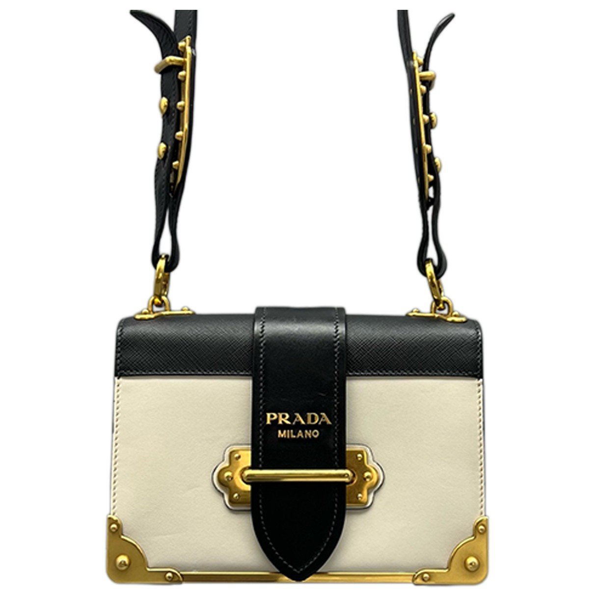 Cahier leather handbag