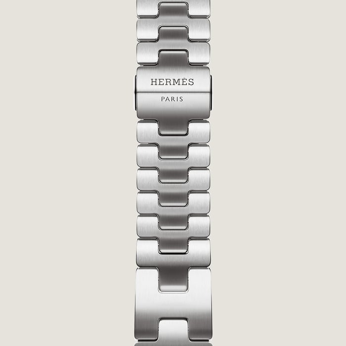 Gris Band Apple Watch Hermès Single Tour 42 MM Grand H
